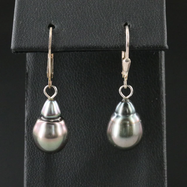 Sterling Pearl Drop Earrings
