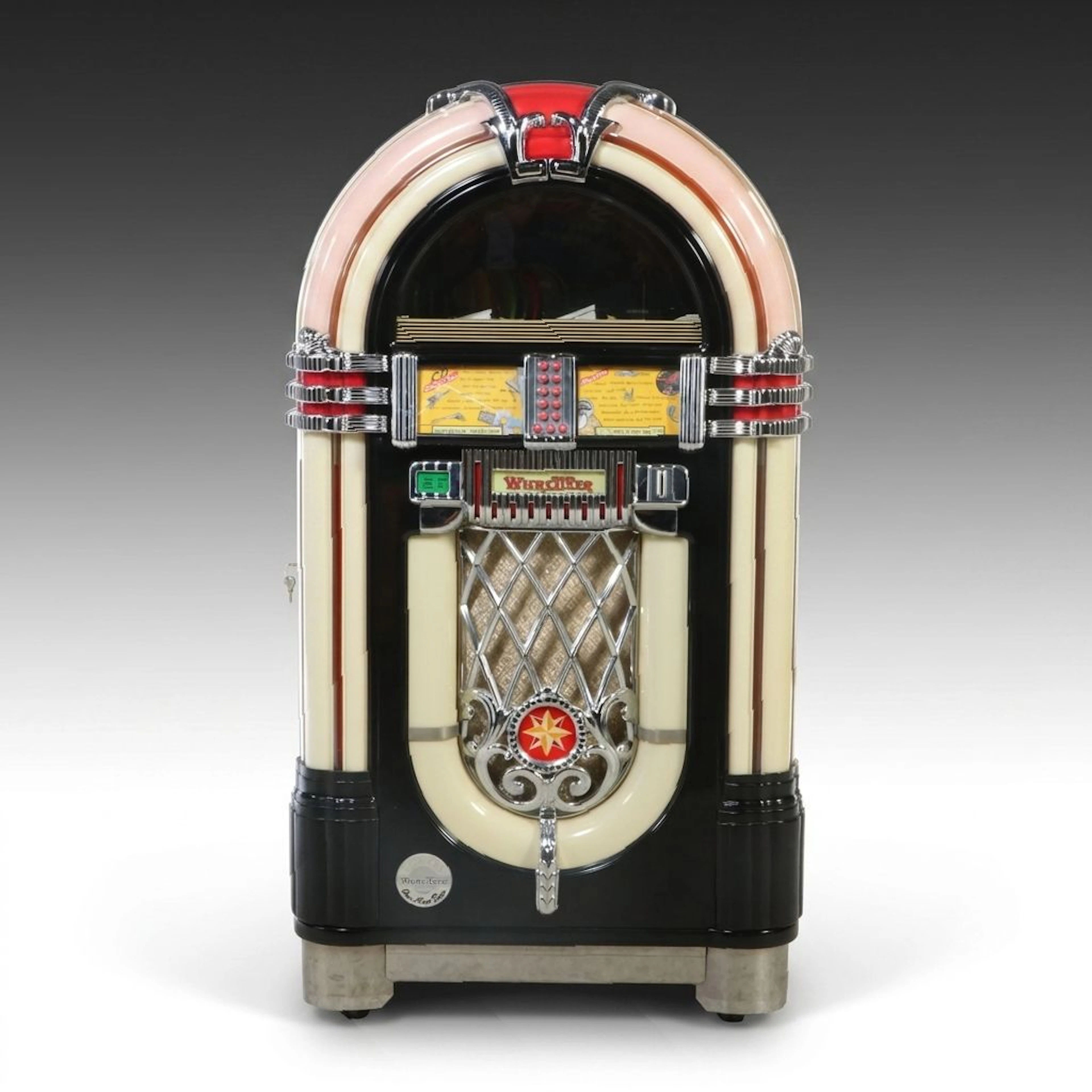 Wurlitzer "One More Time" 1015-CD Jukebox and CD Collection, Late 20th Century