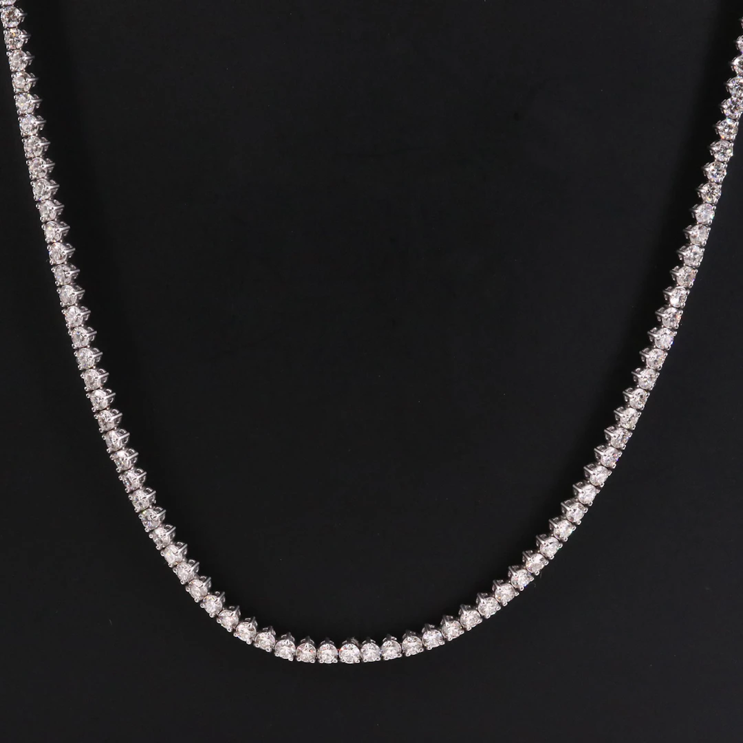 14K 10.86 CTW Diamond Line Necklace