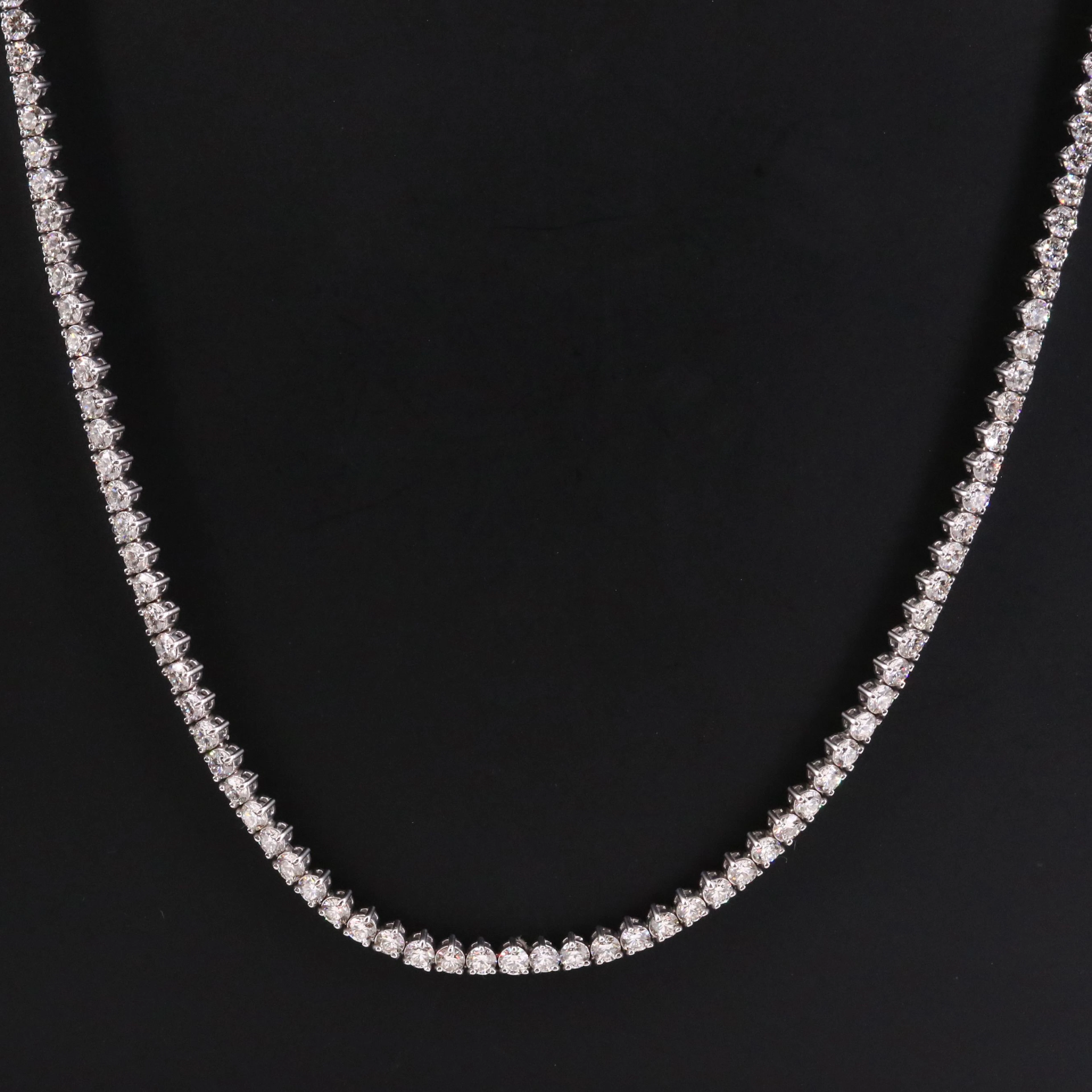 14K 10.86 CTW Diamond Line Necklace