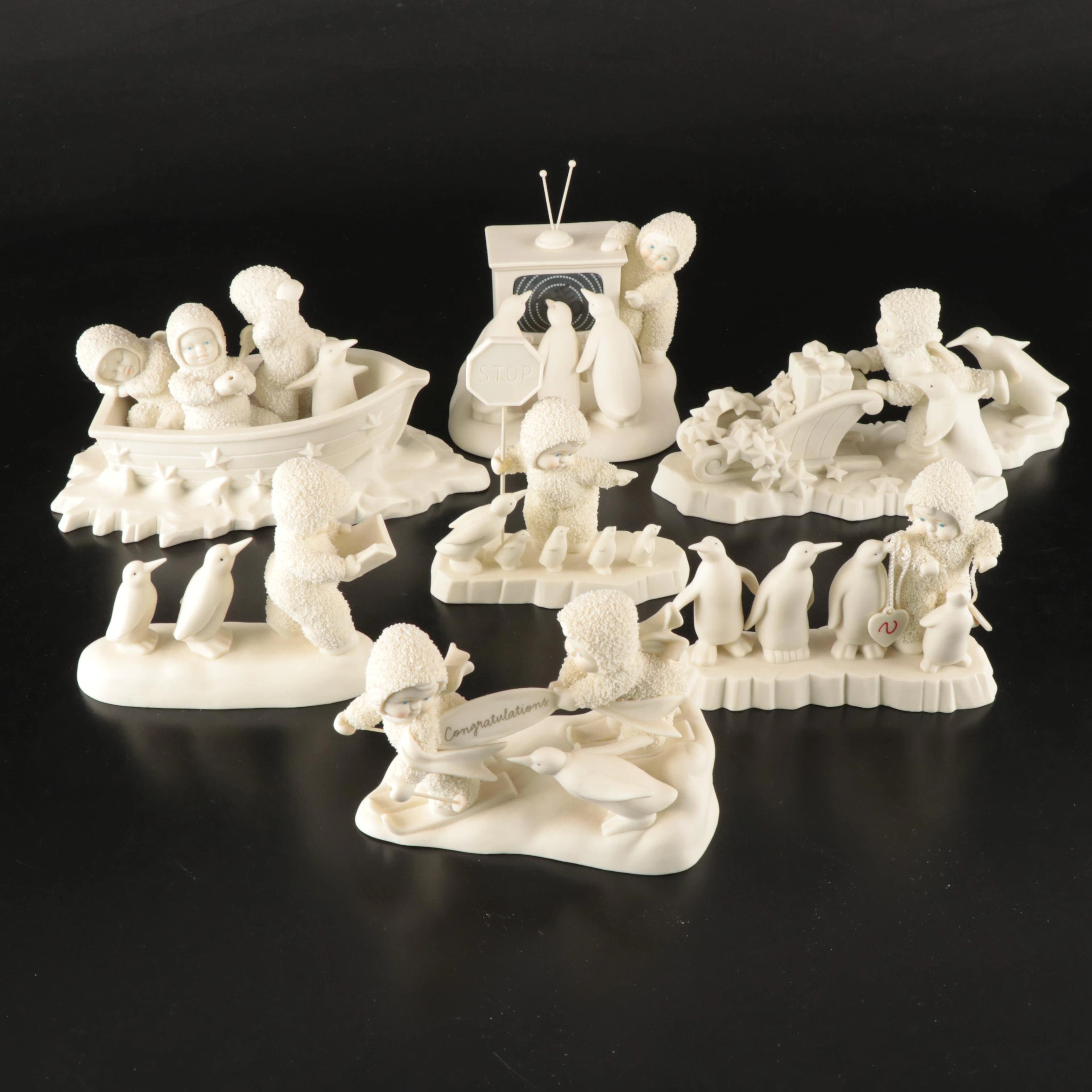 Department 56 "School Crossing," "Congratulations," and More Bisque Figurines