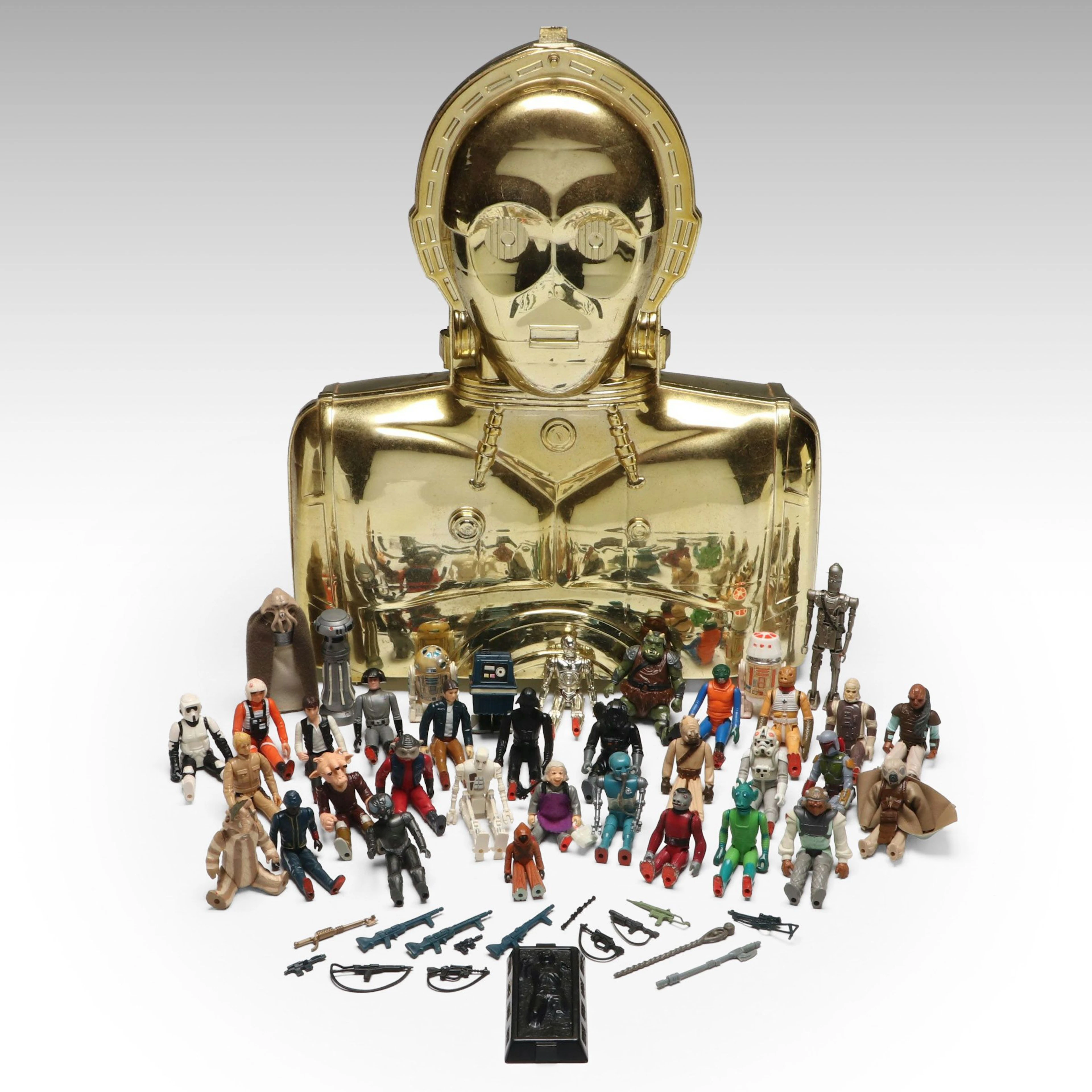 Kenner Star Wars "C-3PO" Collector's Case with Vintage Character Figurines