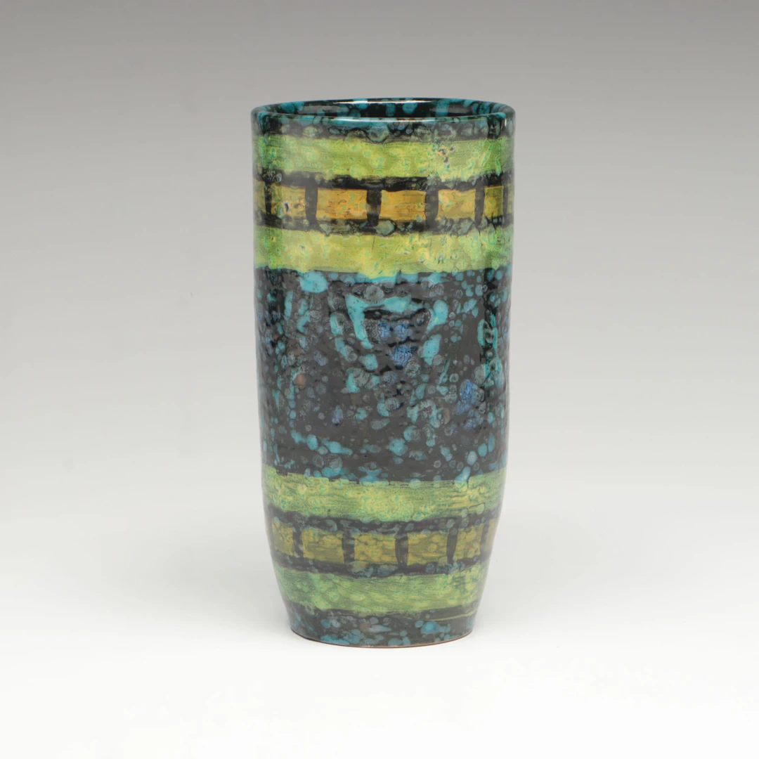 Italian Mid Century Modern Art Pottery Vase, Mid to Late 20th Century