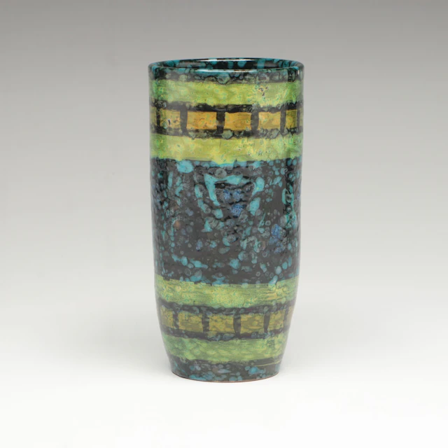 Italian Mid Century Modern Art Pottery Vase, Mid to Late 20th Century