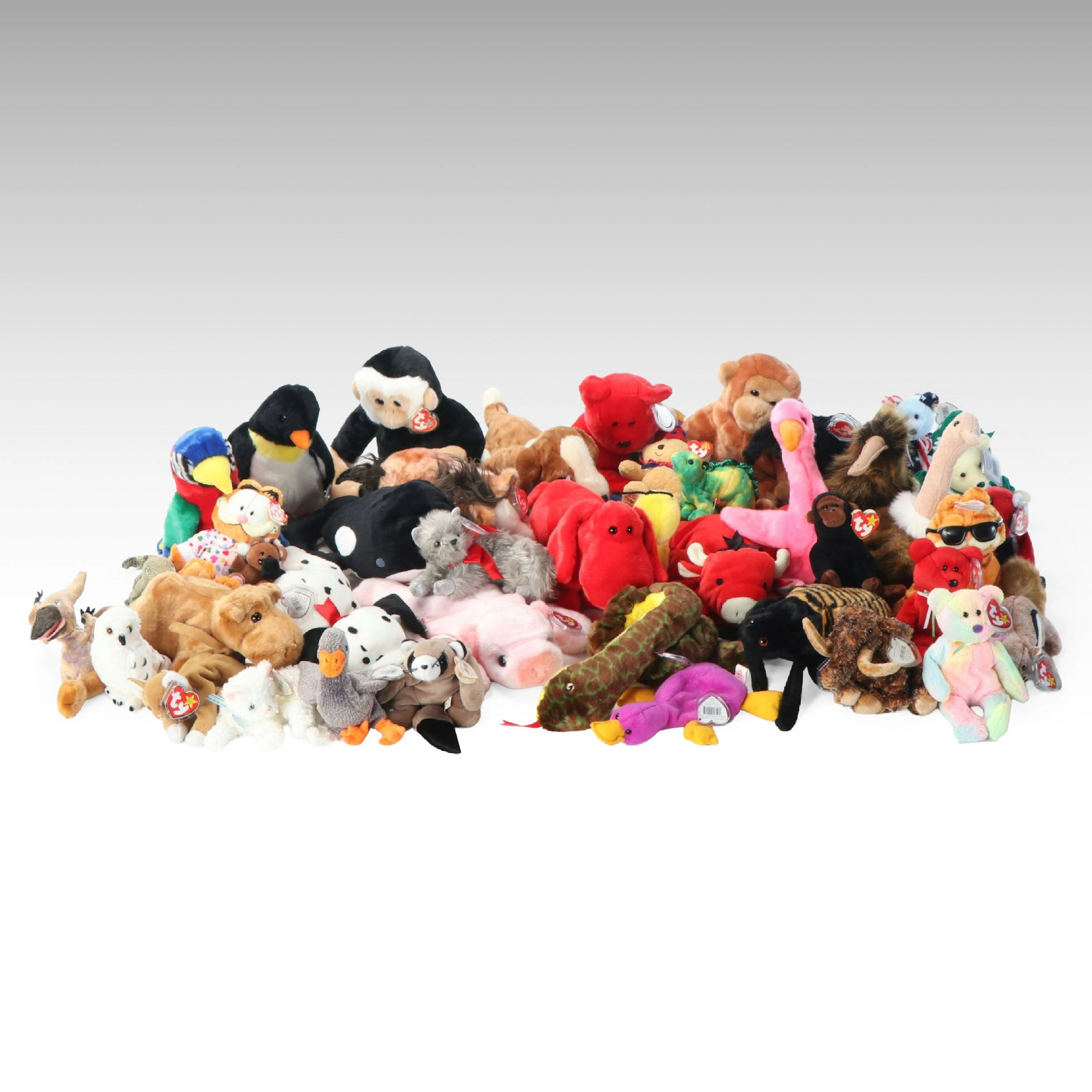 Ty Beanie Buddies "Slither," "Inch" and More Stuffed Toys