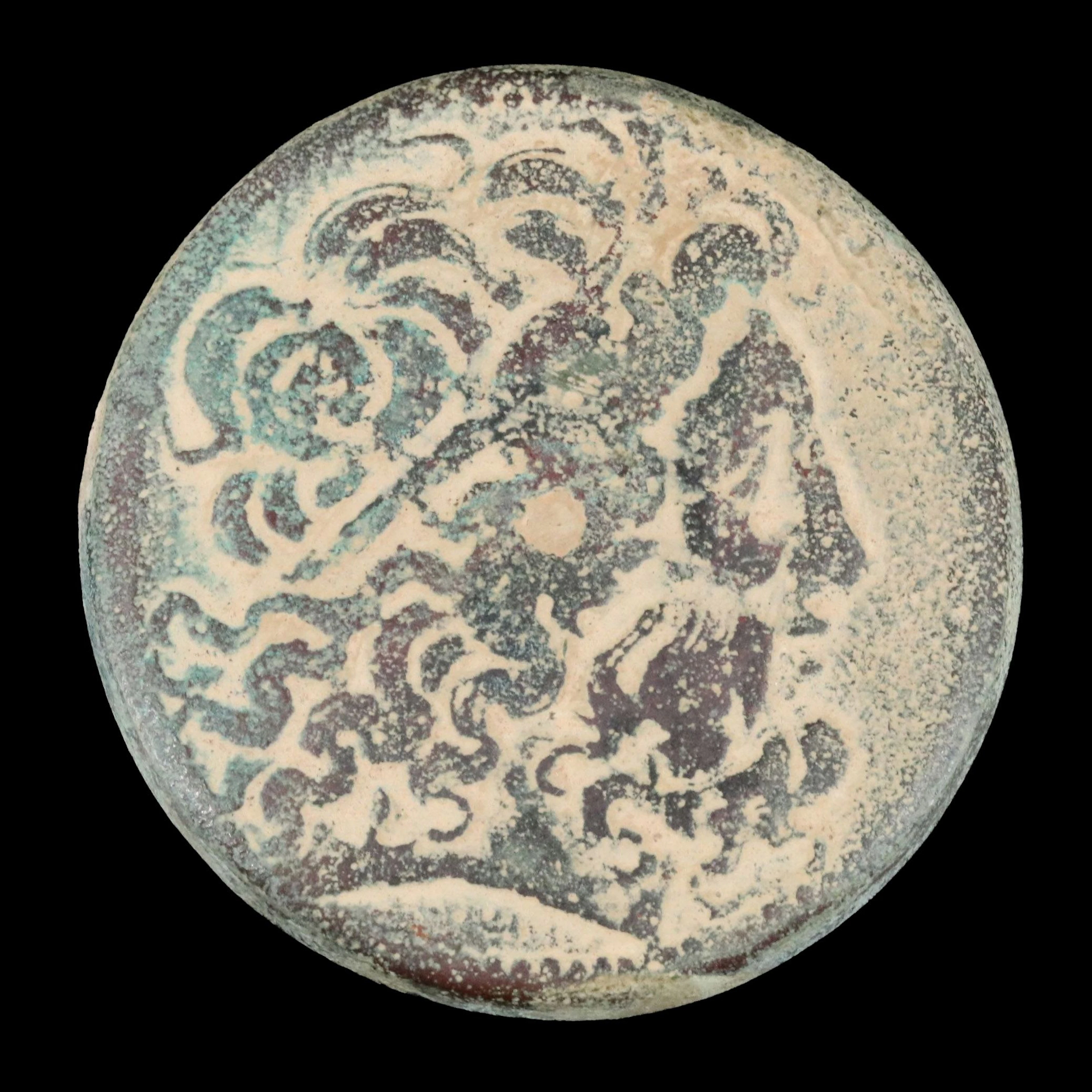 Ancient Egypt, Alexandria Æ Hemidrachm Coin of Ptolemy IV Philopator, 220 B.C.
