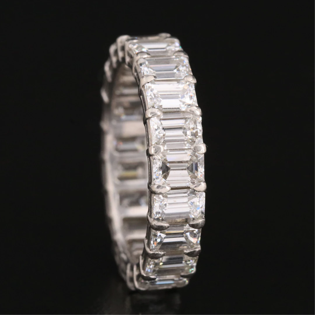 Platinum 5.16 CTW Diamond Eternity Band