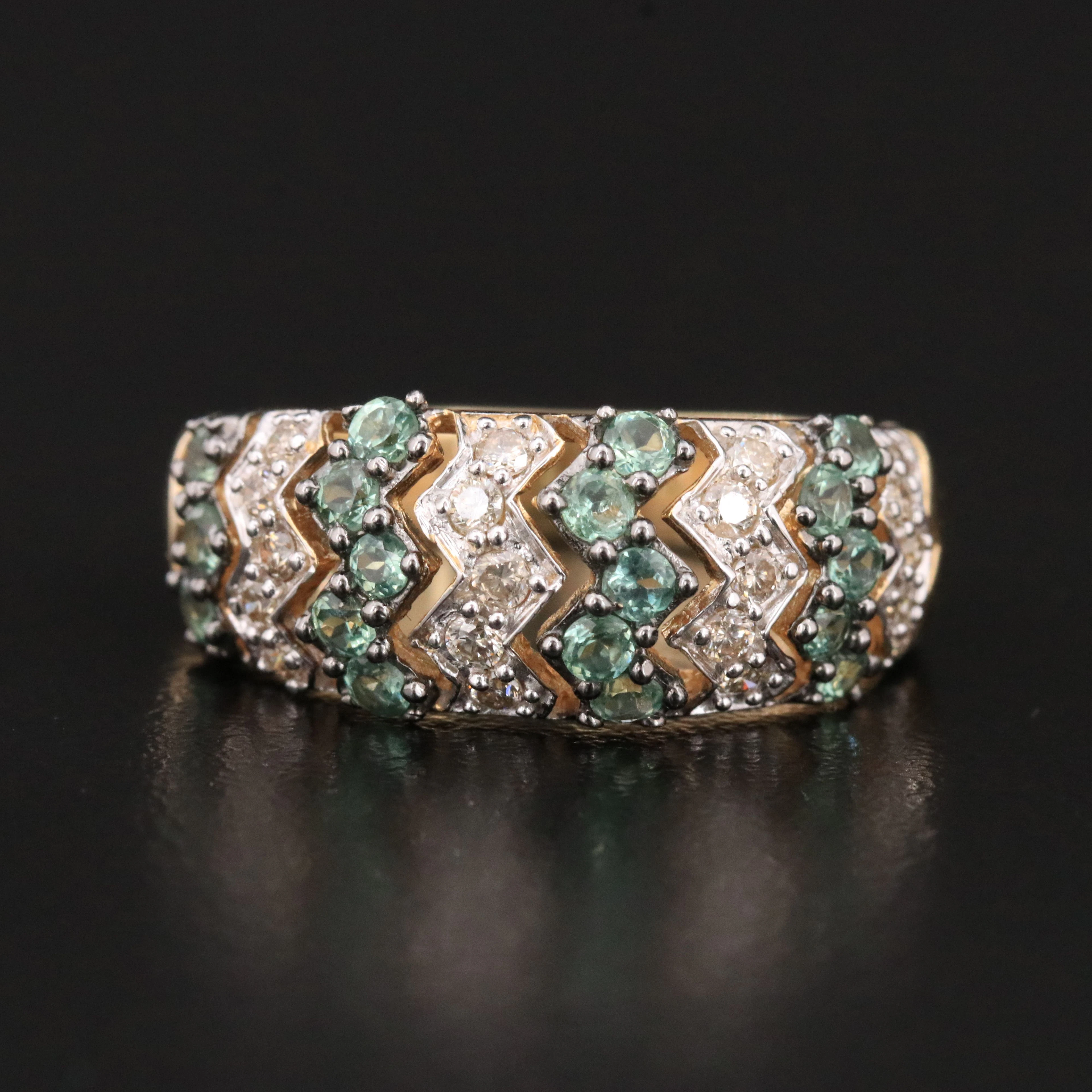 Le Vian 14K Alexandrite and Diamond Ring