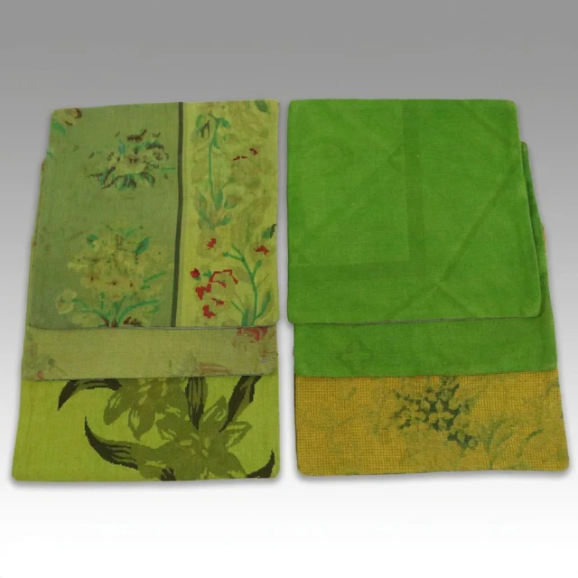 Turkish Overdyed Handwoven Rug Faced Pillow Covers