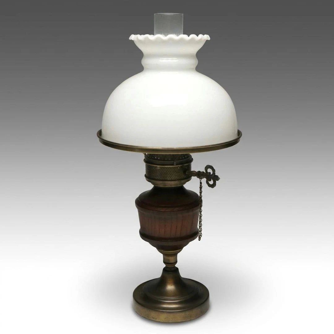 Brass Oil Lamp Style Student's Lamp