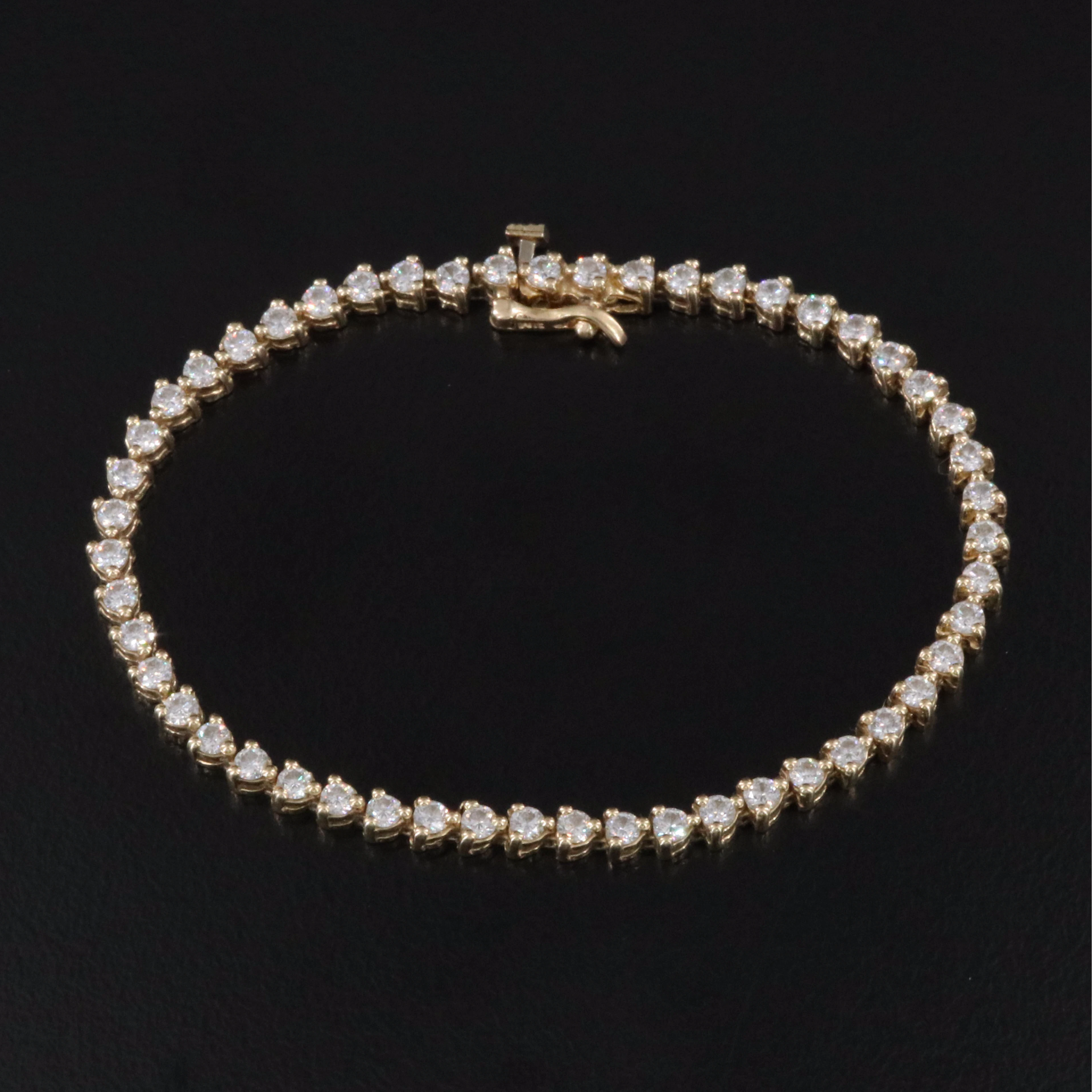 14K 3.00 CTW Diamond Line Bracelet