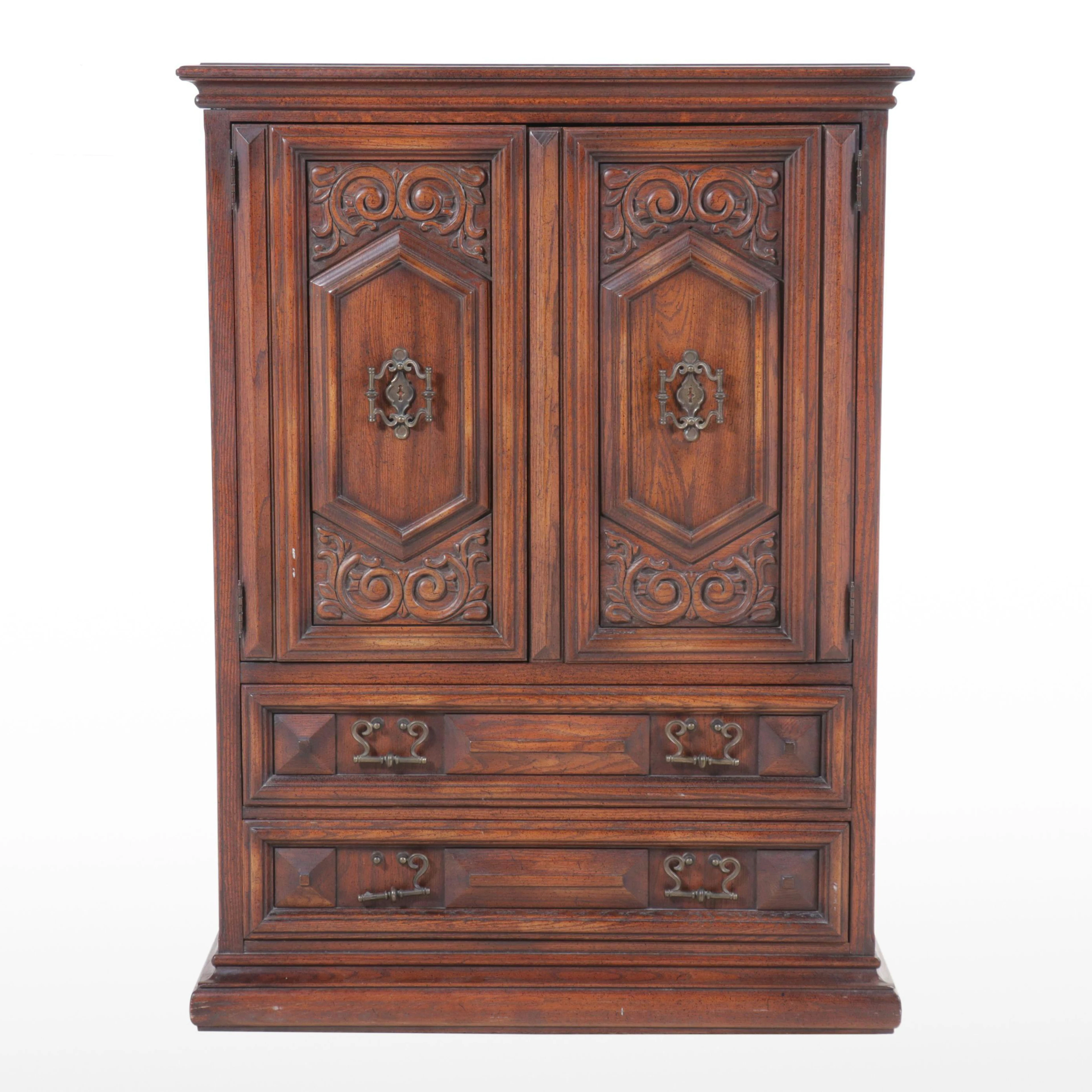 United Furniture Corp. Mediterranean Style Armoire