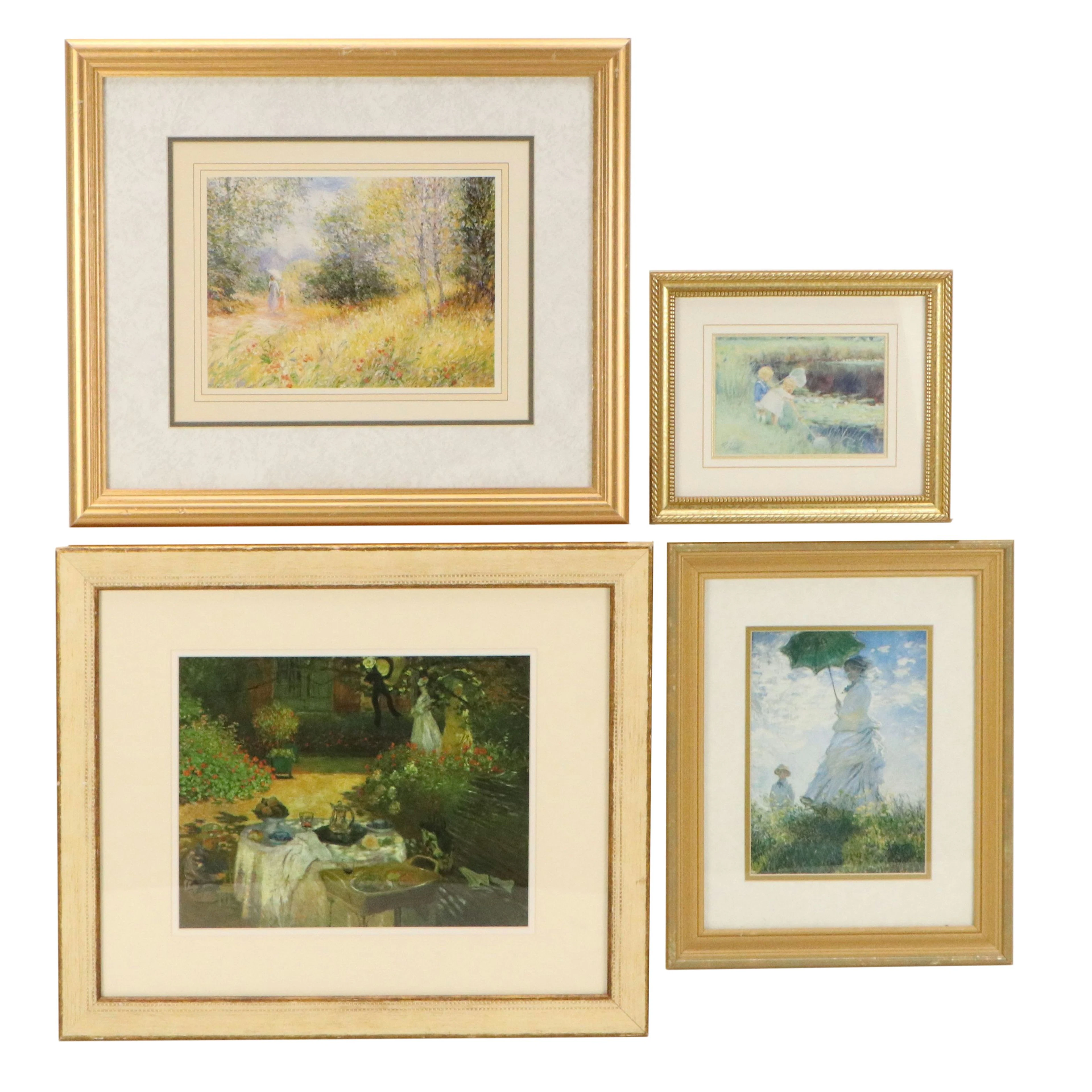 Photomechanical Prints After Claude Monet and Richard Tolan, Late 20th Century