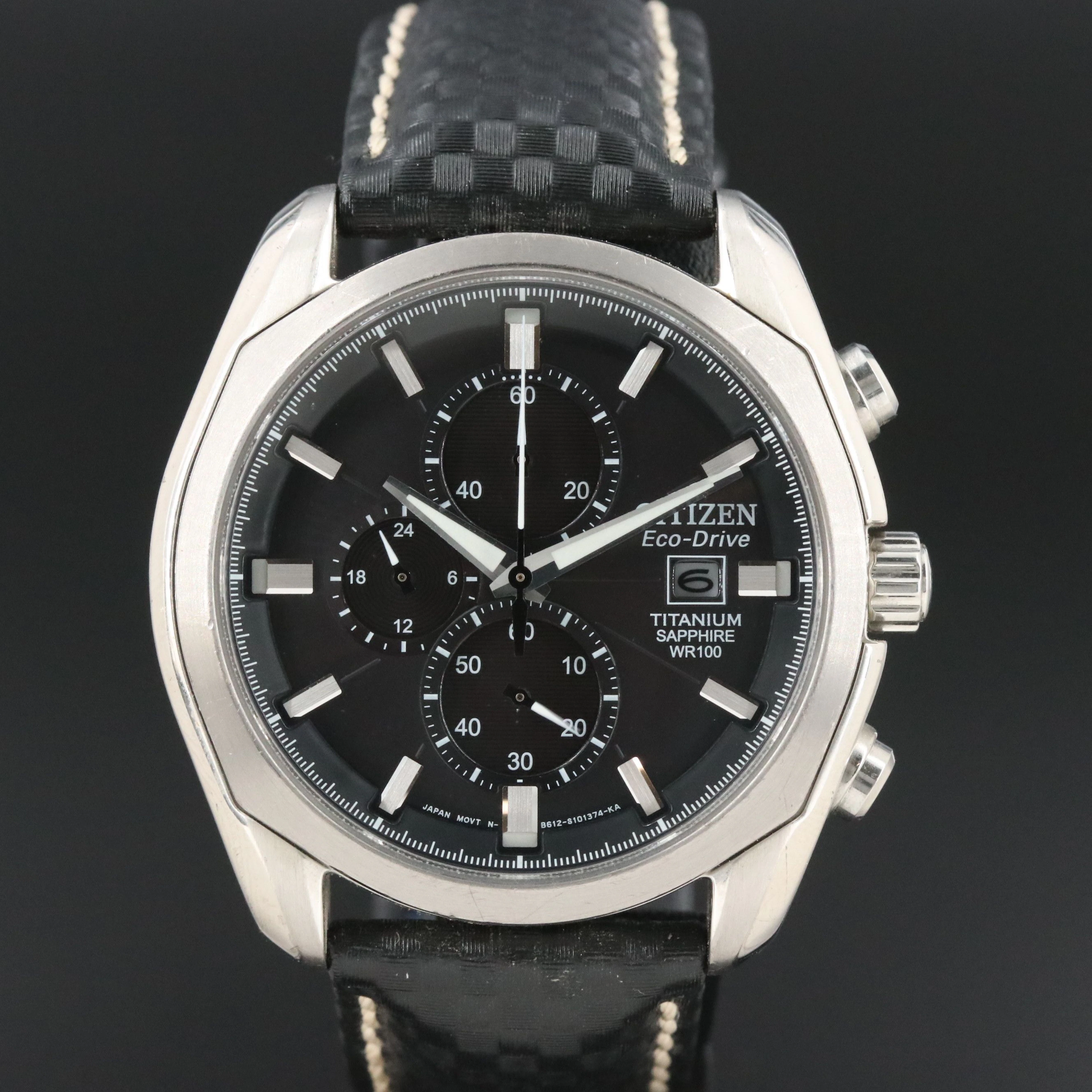 Citizen Eco Drive Super Titanium Chronograph Watch