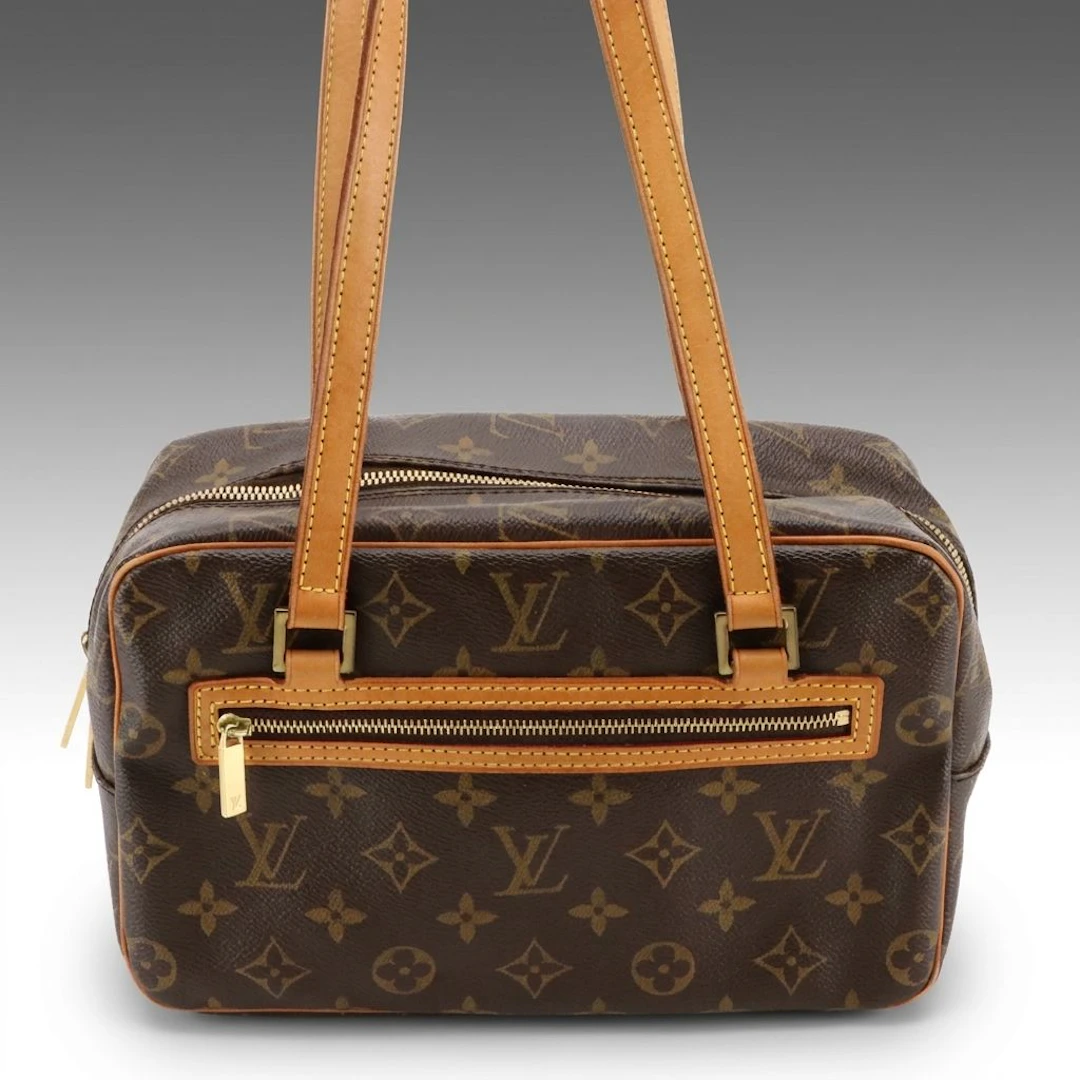 Louis Vuitton Cité PM Shoulder Bag in Monogram Canvas and Leather