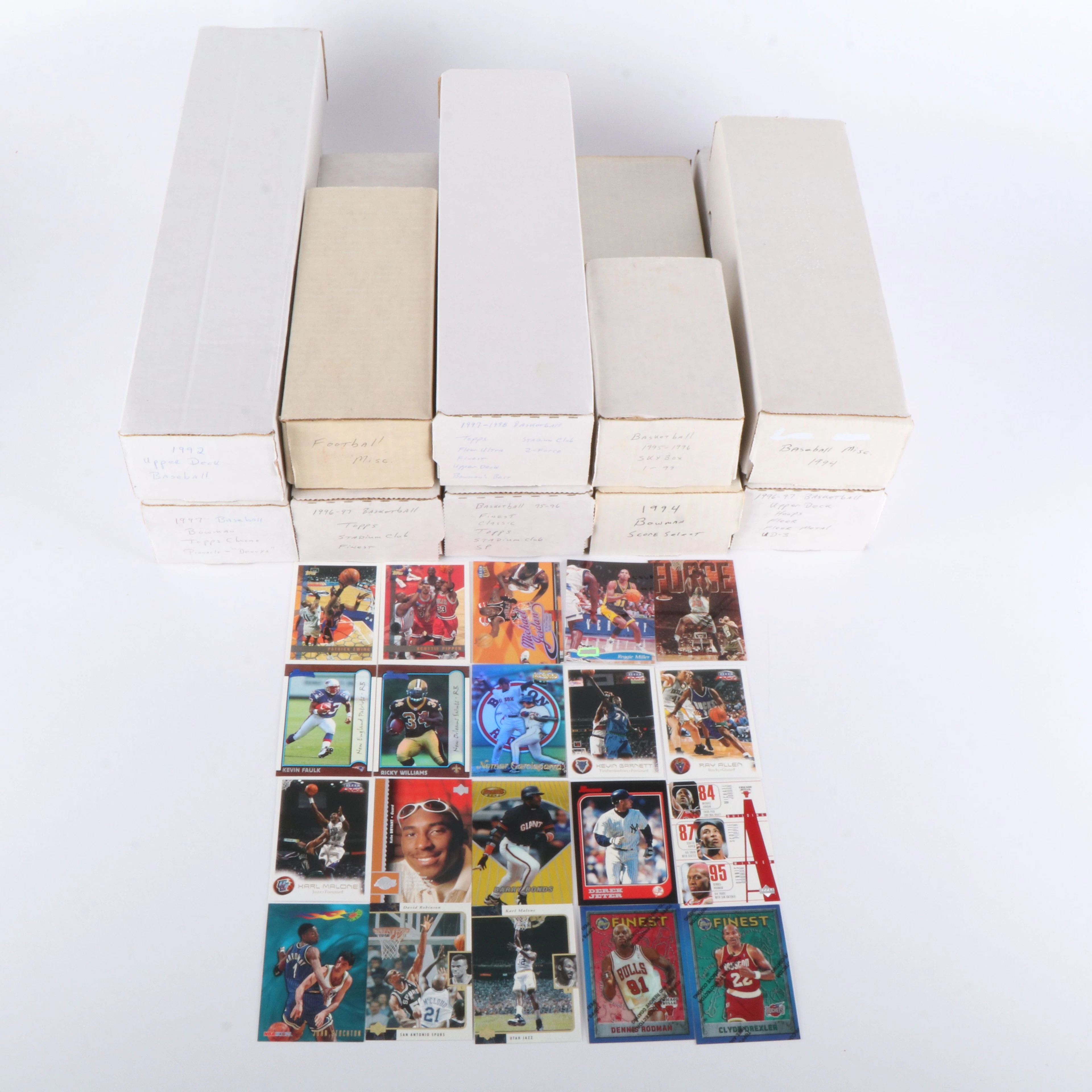 Upper Deck with Other Sports Cards Featuring Kobe Bryant Rookie and More