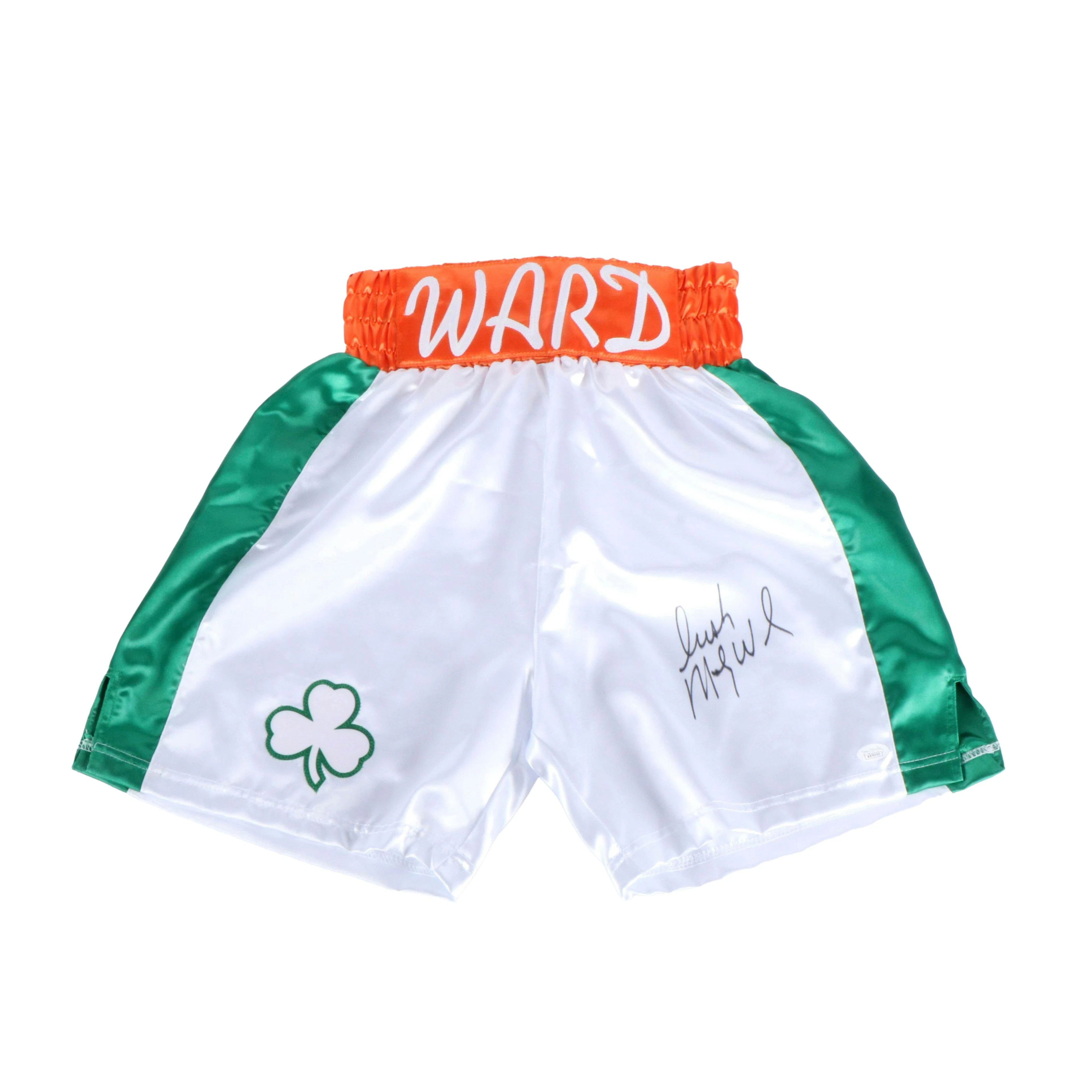 Micky Ward Signed Boxing Trunks, JSA