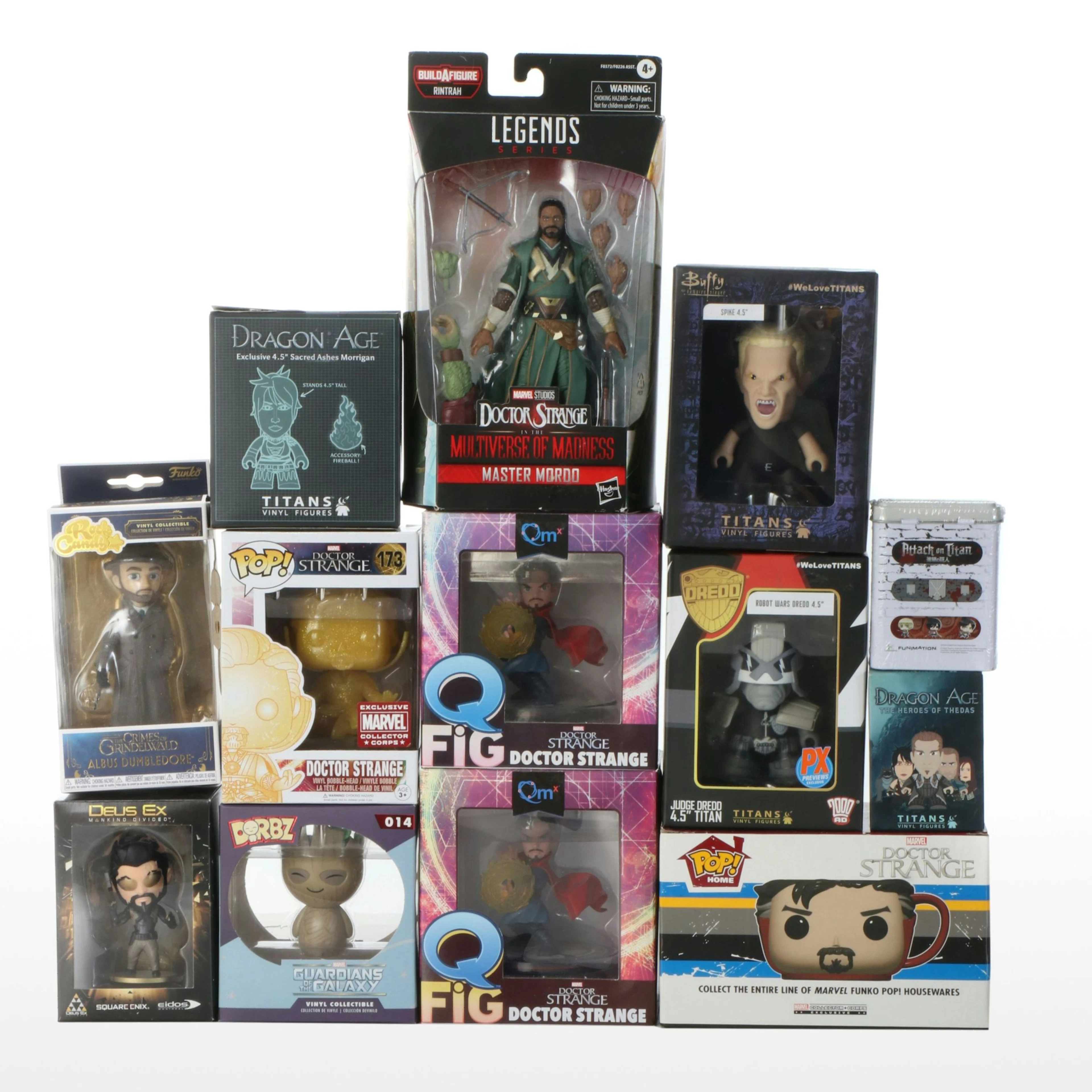 Doctor Strange, Guardians of the Galaxy, Dragon Age and Other Action Figures