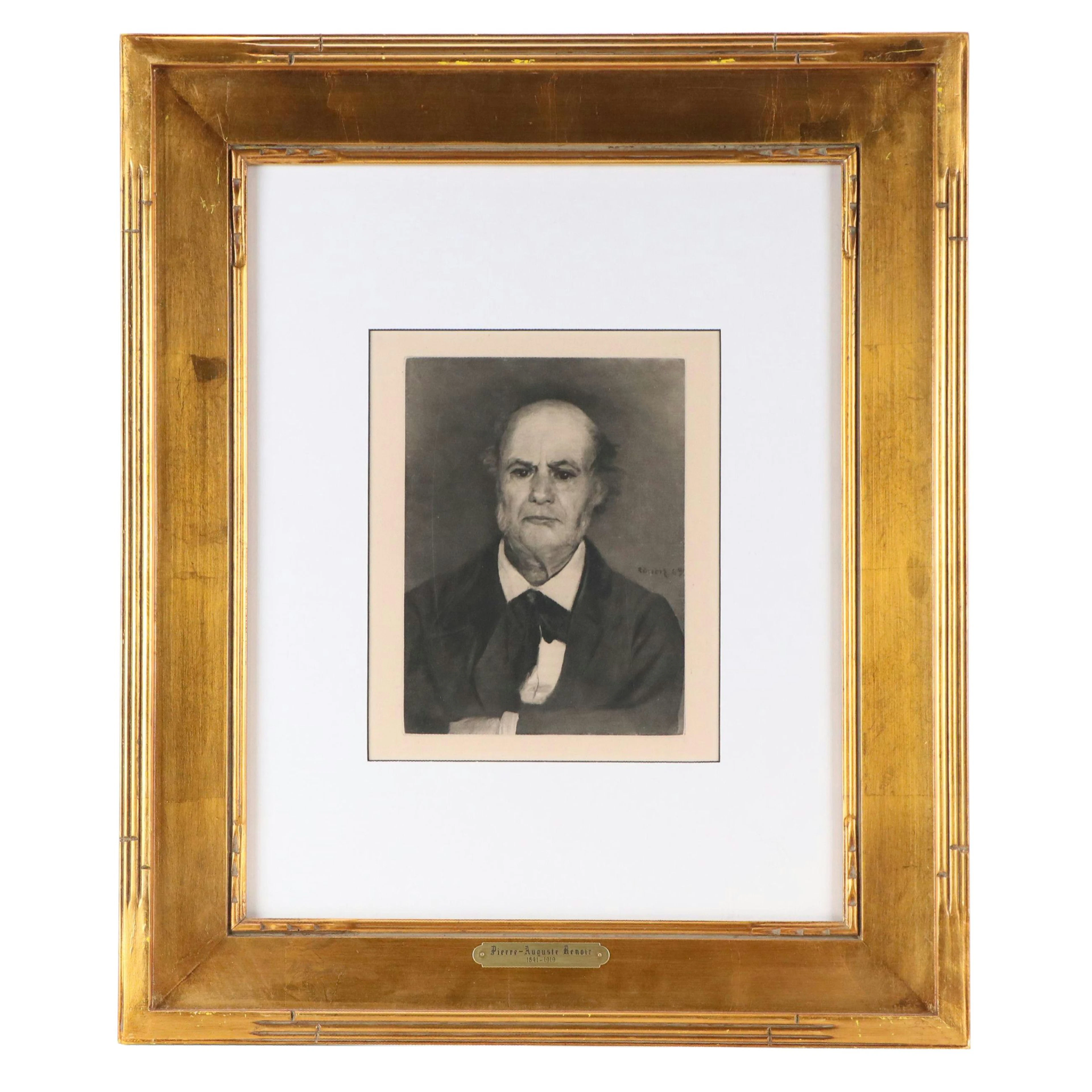 Heliogravure After Pierre-Auguste Renoir "Portrait du Père de Renoir," 1919