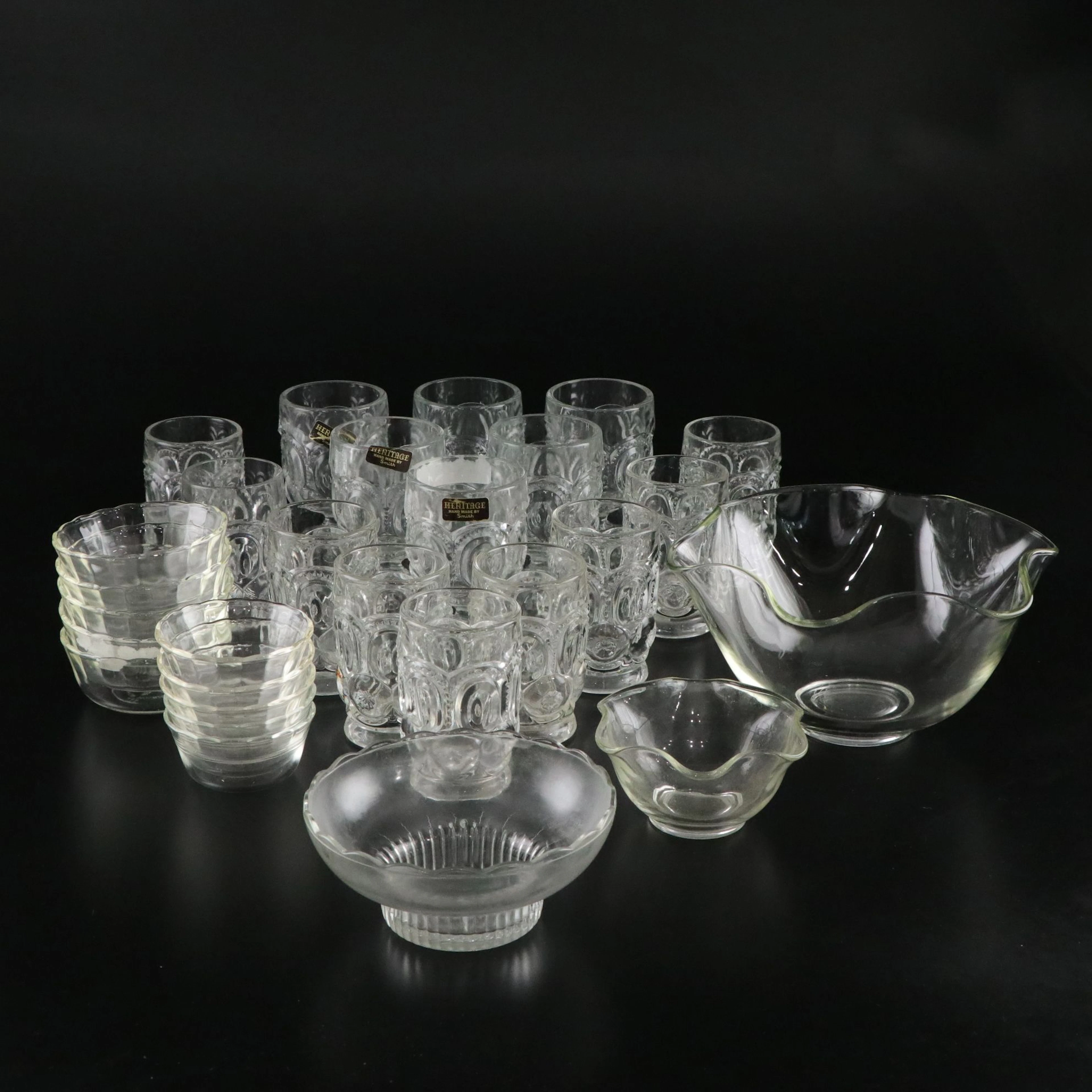 L. E. Smith, E. O. Brody, Anchor Hocking, & Other Tumblers, Goblets, & More