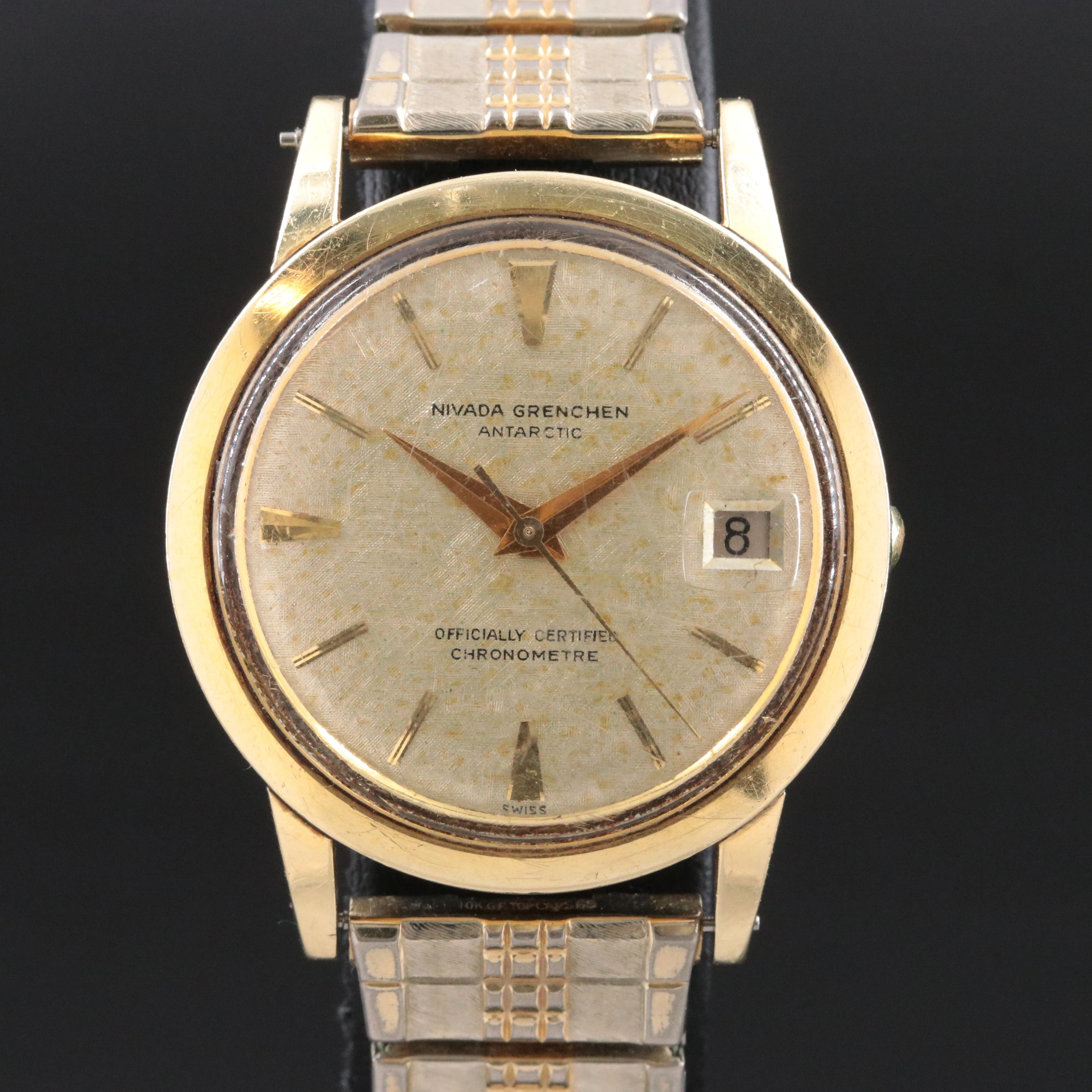 Nivada Grenchen Antarctic Chronometre Automatic Watch