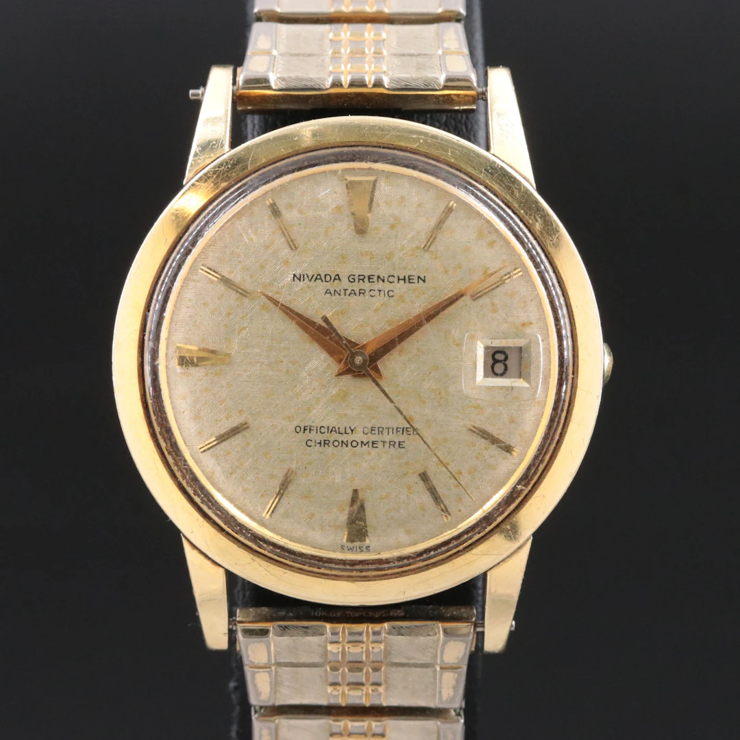 Nivada Grenchen Antarctic Chronometre Automatic Watch