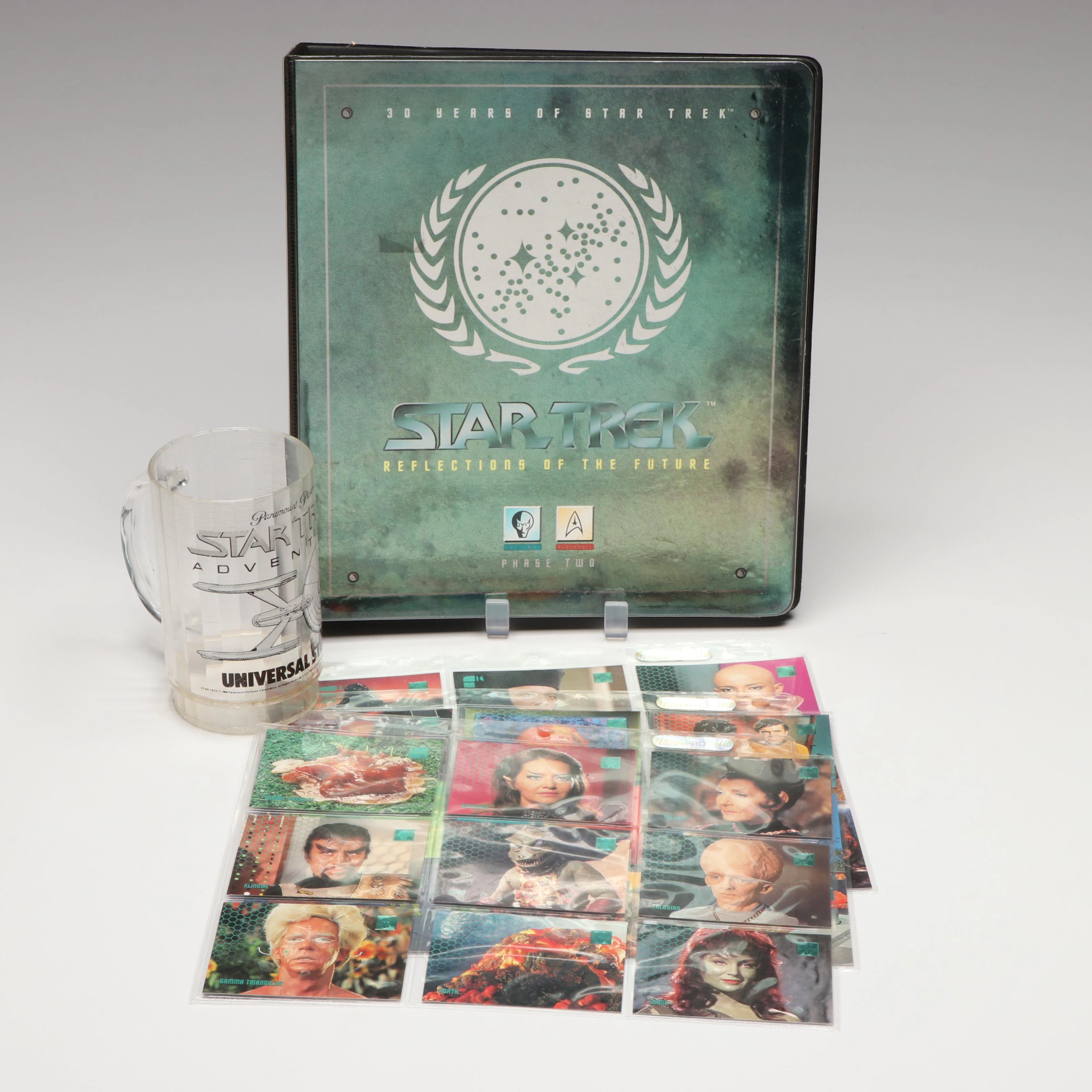Star Trek Cinema Collection Trading Cards with Star Trek Adventure Mug