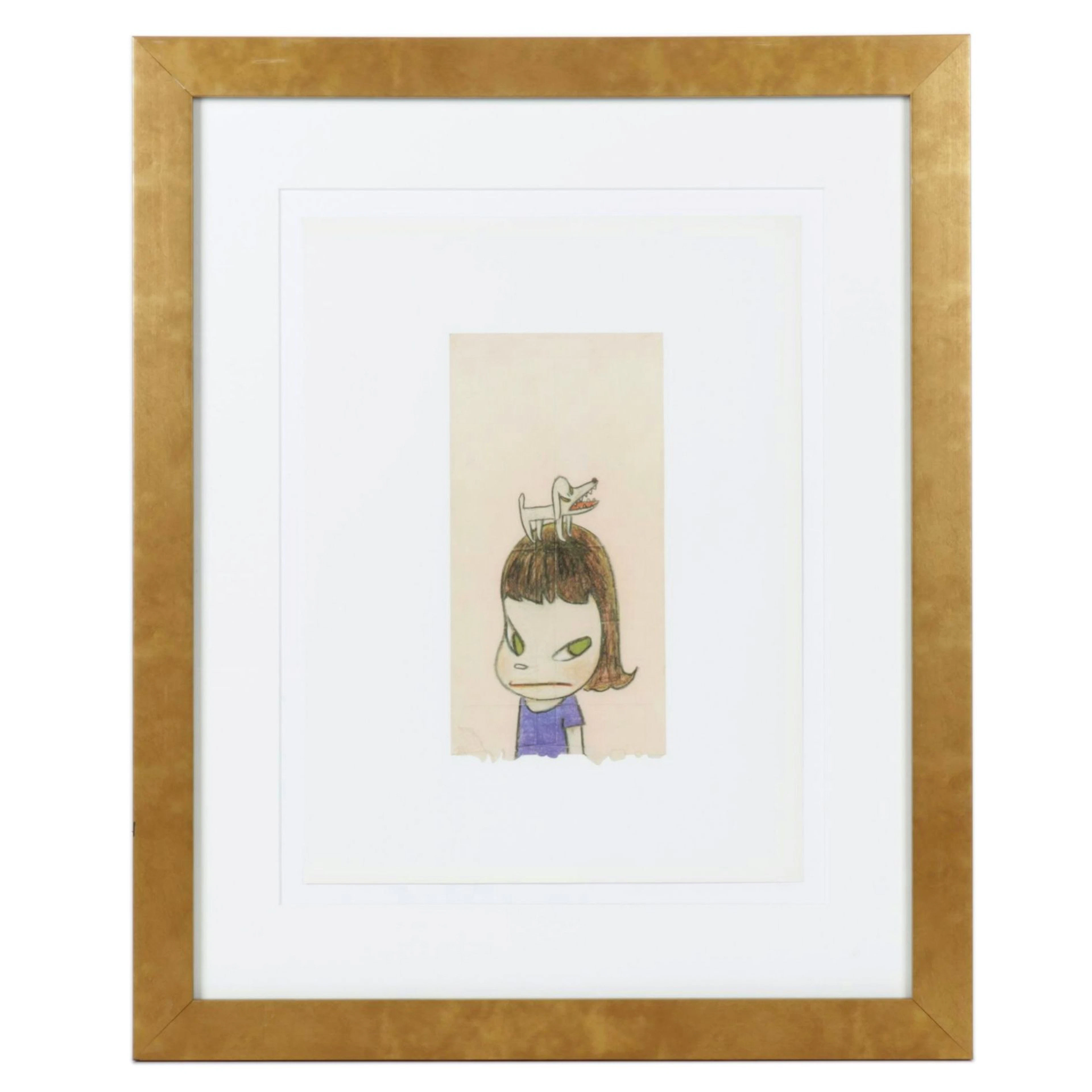 Yoshitomo Nara Offset Lithograph from "Drawing File," 2005