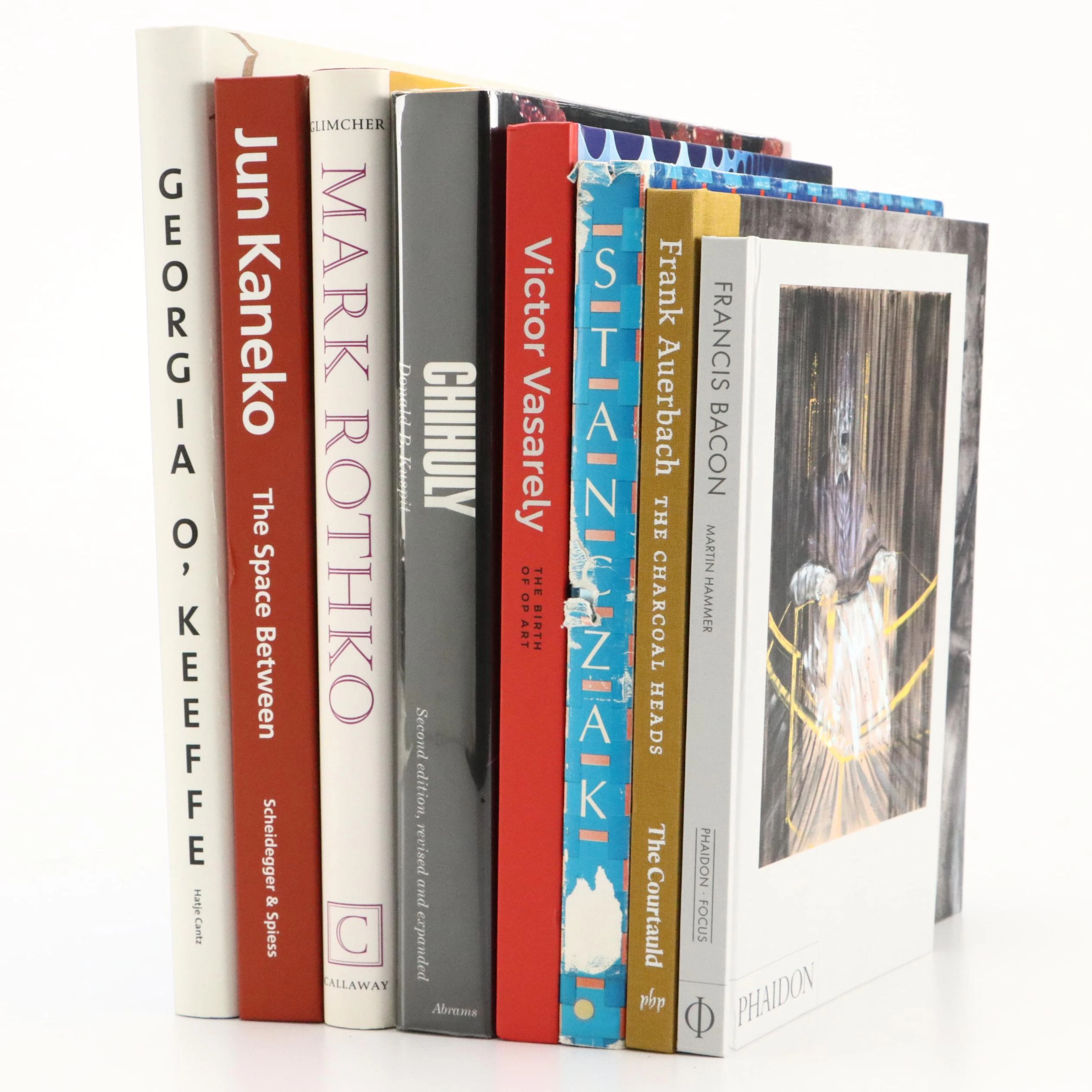 "Georgia O'Keeffe," "Francis Bacon," "Chihuly," and More Art Books