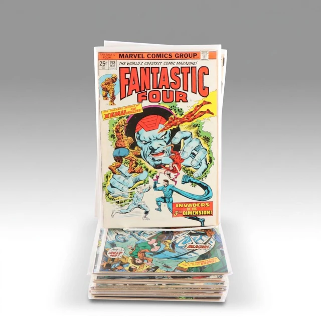 Bronze Age Marvel Comic Books Featuring “Fantastic Four” and “Thor”