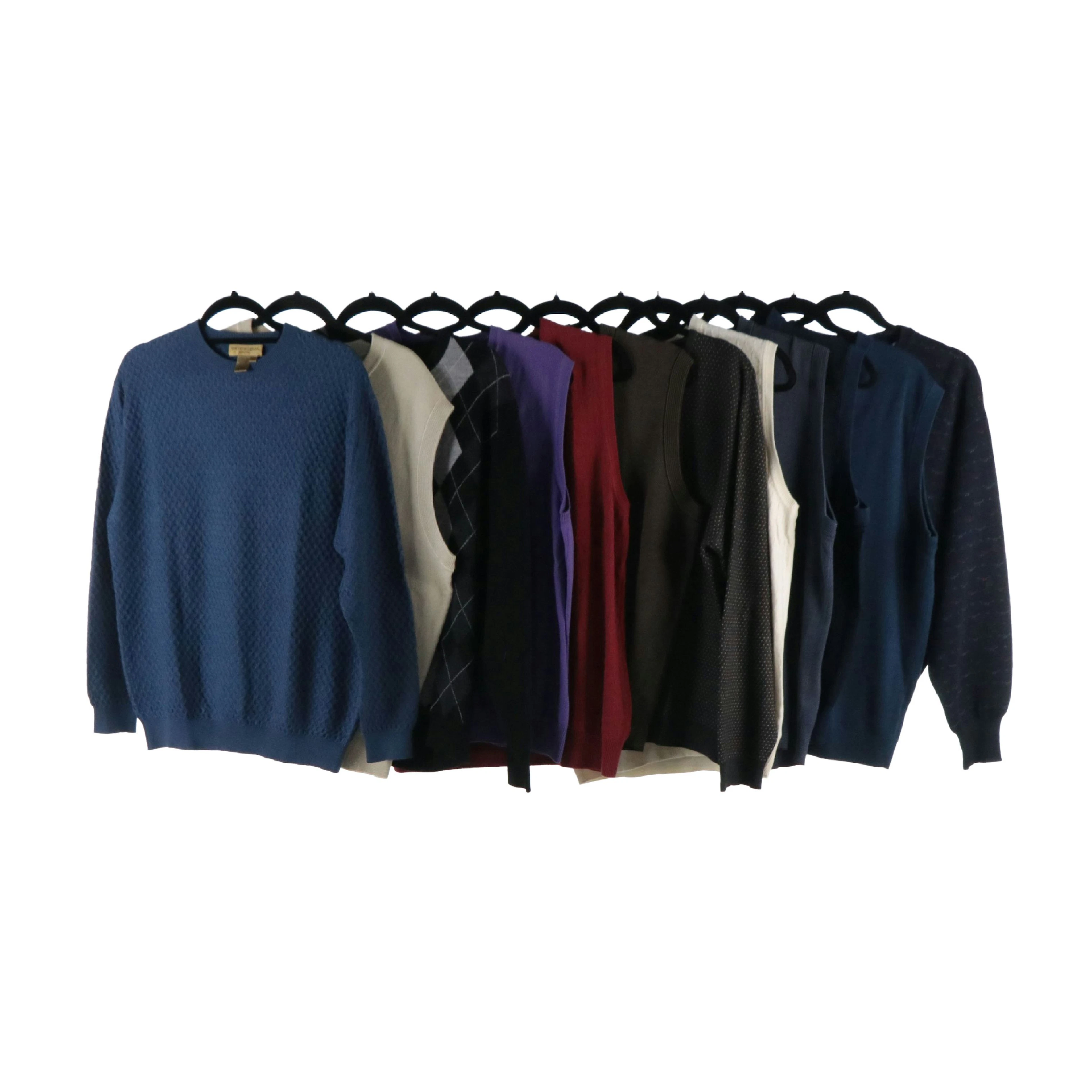 Men's JoS. A. Bank, Turnberry, Alan Flusser, and More Sweaters and