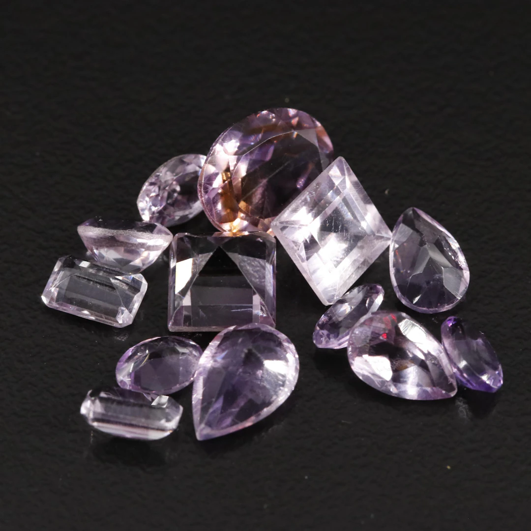 Loose 12.34 CTW Amethyst Lot
