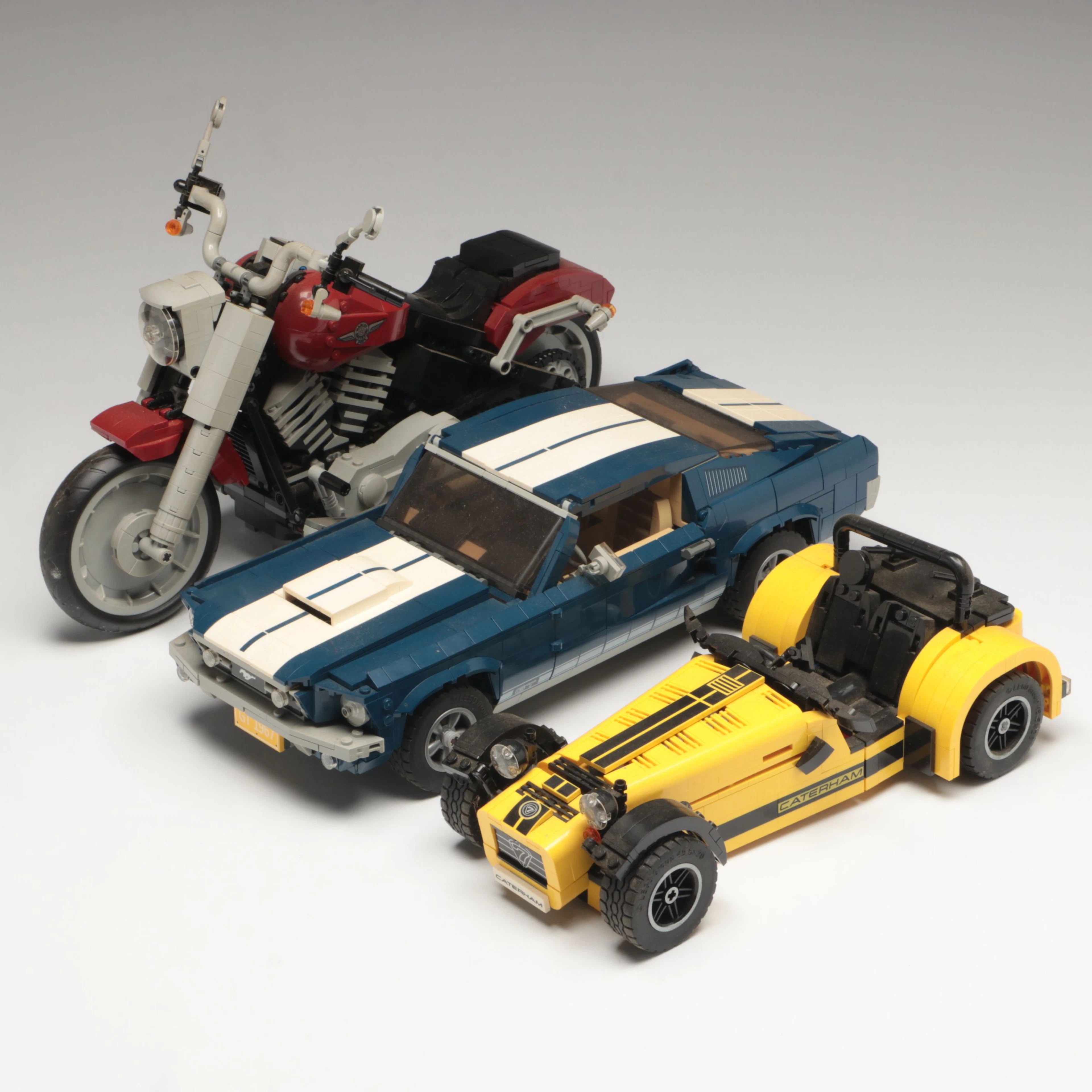 LEGO Creator "Harley Davidson Fat Boy," "Ford Mustang" and Other Building Set
