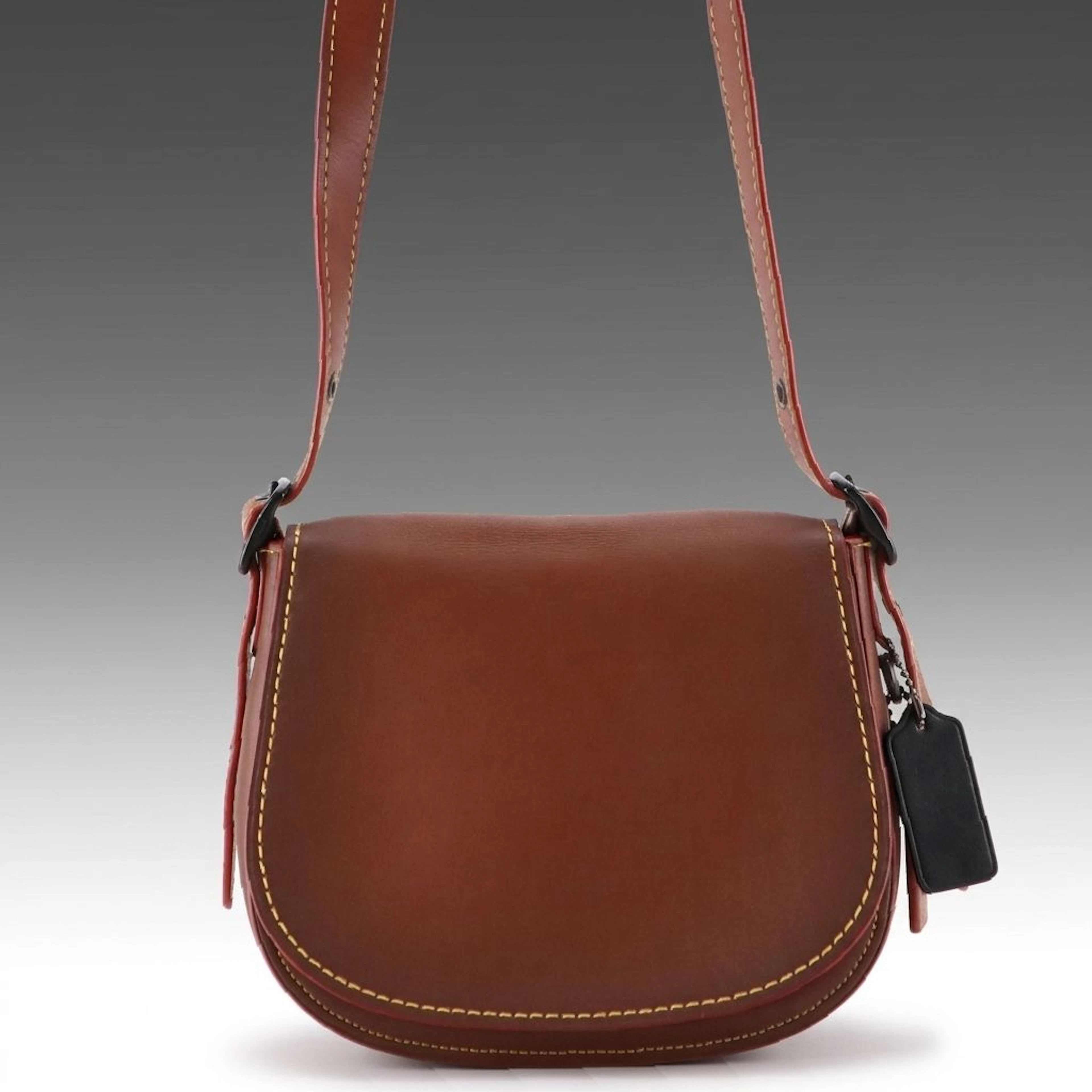 Coach 1941 Saddle 23 Crossbody Bag in Glovetanned Brown Leather