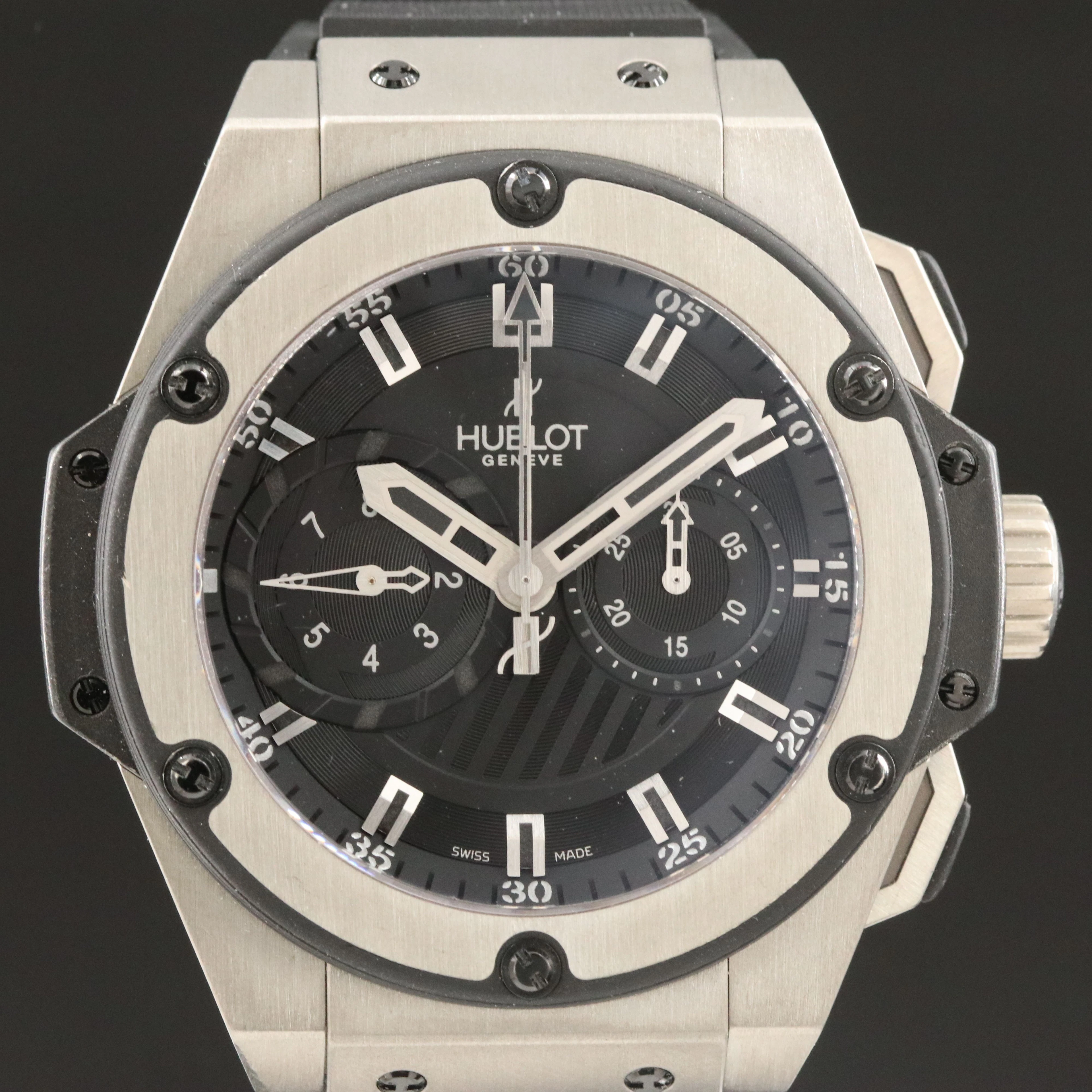Hublot King Power Titanium Zirconium Foudroyante 48mm Watch 715.ZX.1127.RX