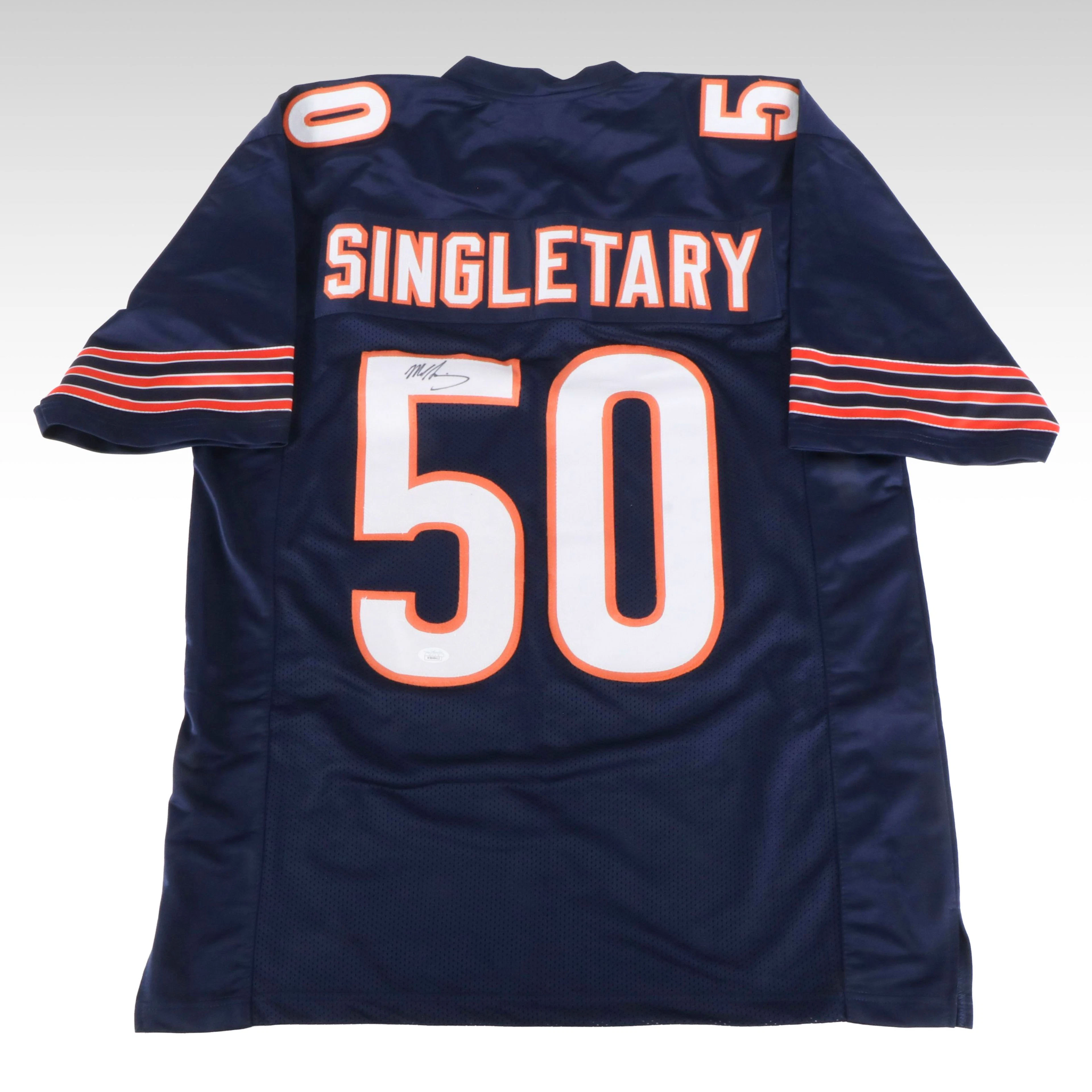 Mike Singletary Signed Chicago Bears Football Jersey, JSA