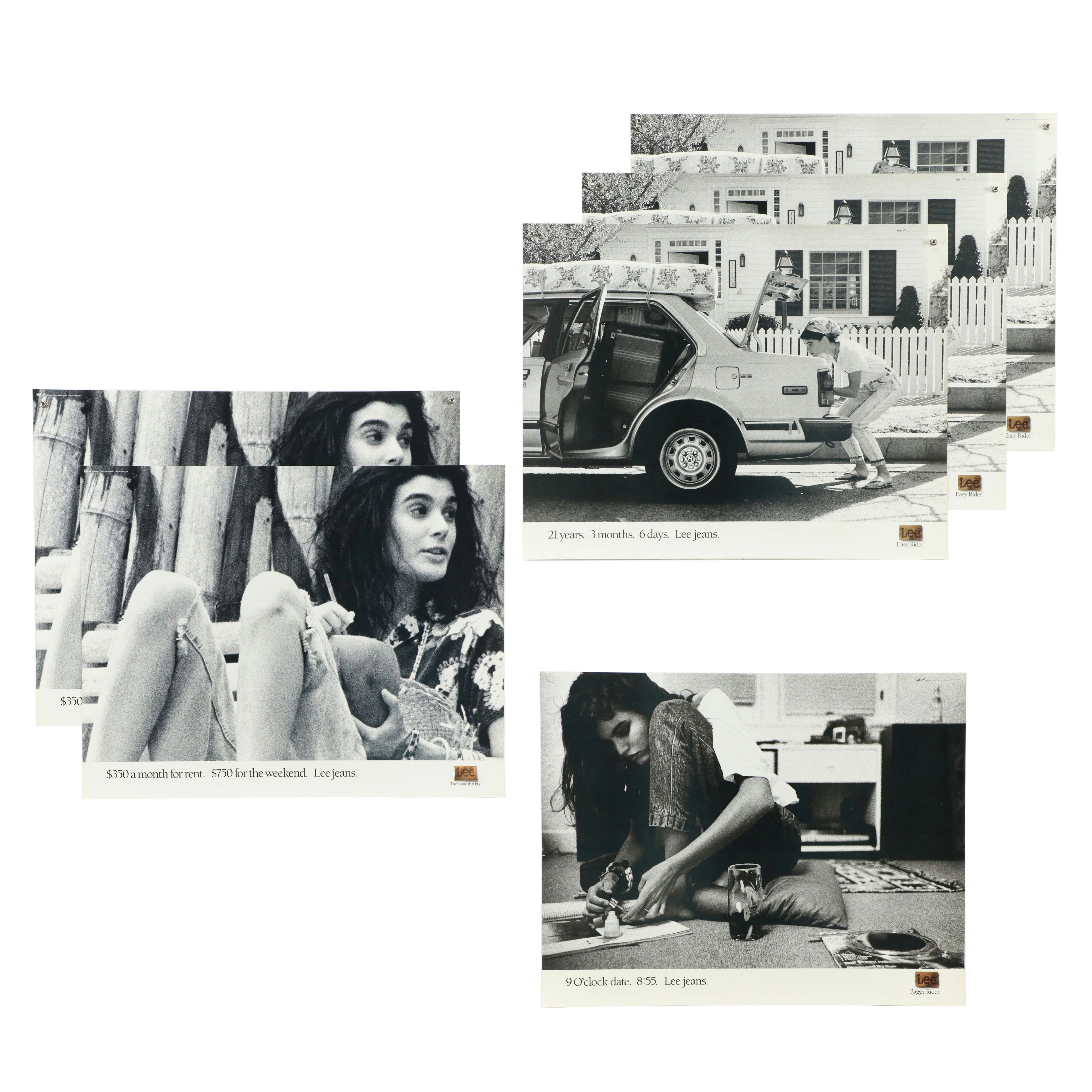 Lee Jeans Advertisement Prints, Late 20th Century