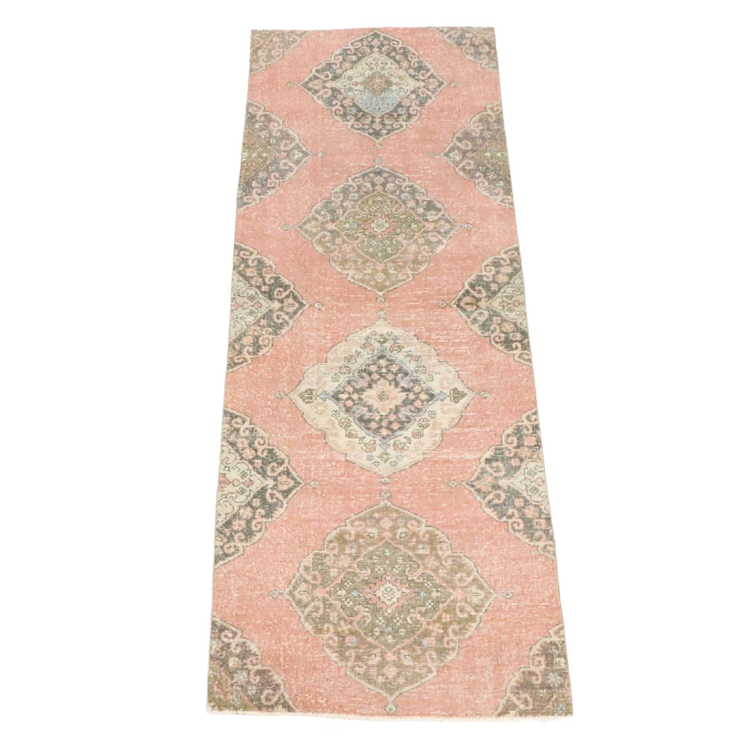 3'1 x 9'4 Hand-Knotted Turkish Anatolian Long Rug