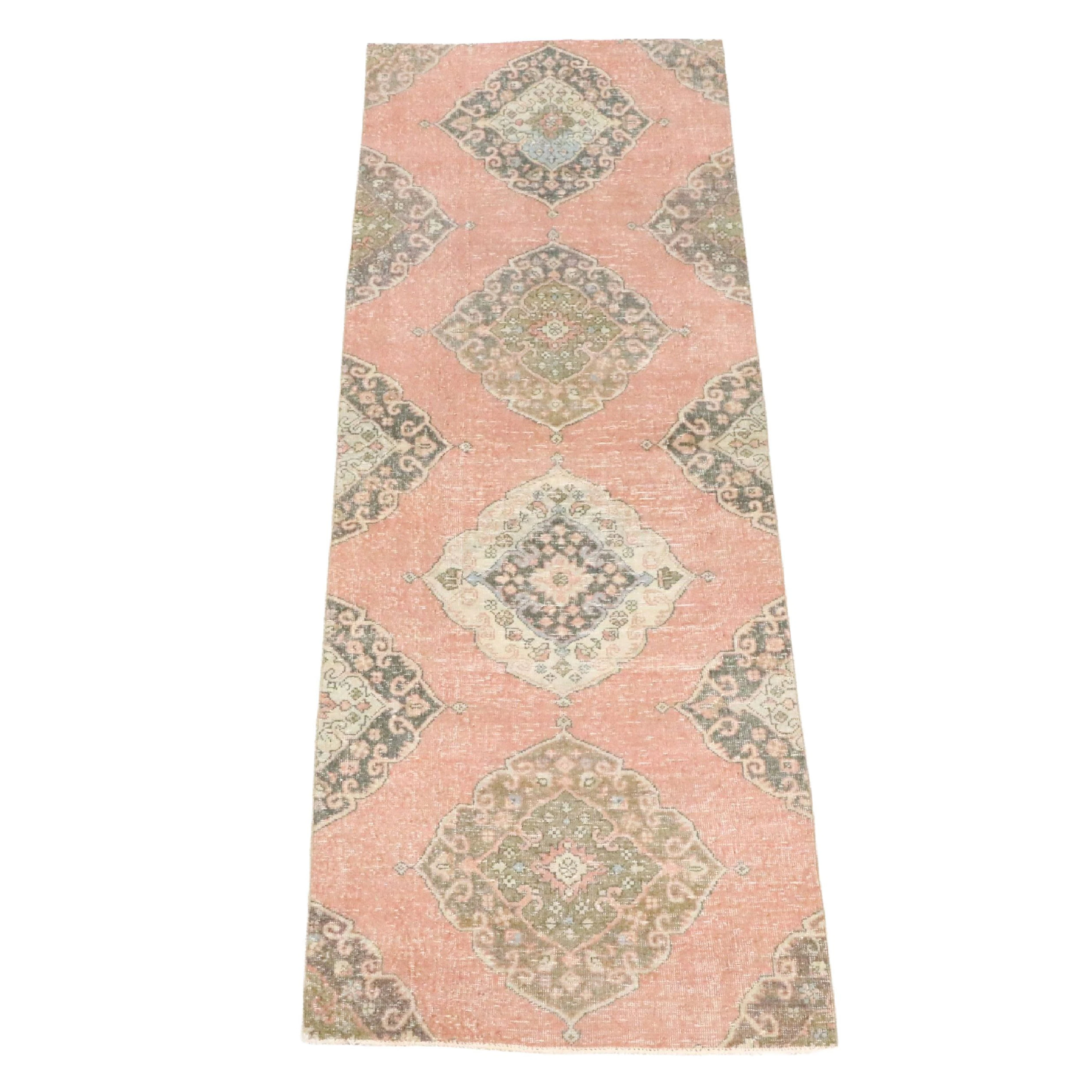 3'1 x 9'4 Hand-Knotted Turkish Anatolian Long Rug