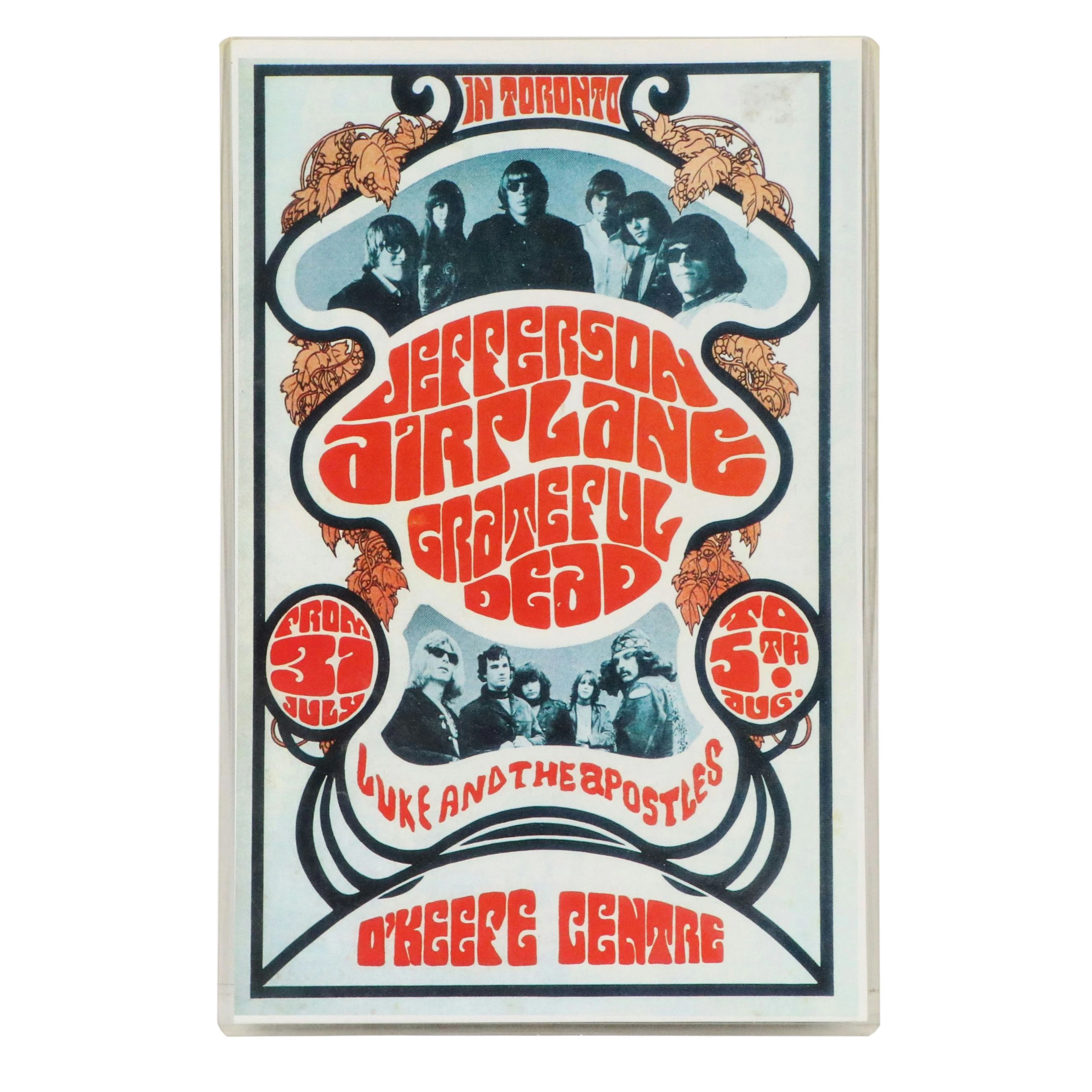 Digital Reproduction Poster for Jefferson Airplane and Grateful Dead, 21st C.