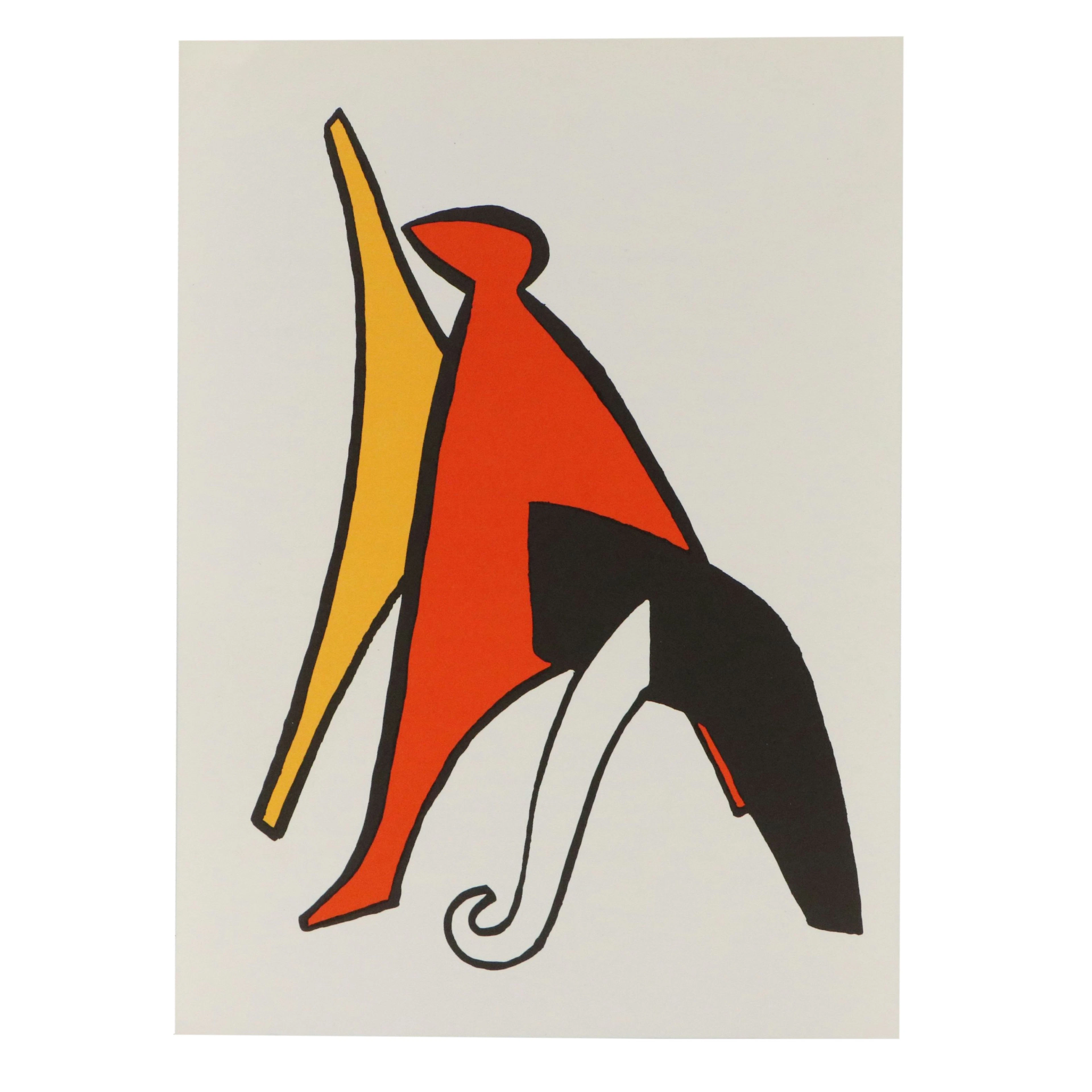 Alexander Calder Lithograph for "Derrière le Miroir" No. 141, 1963
