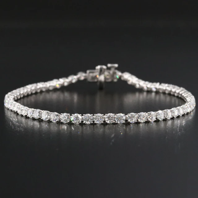 14K 5.07 CTW Lab Grown Diamond Line Bracelet