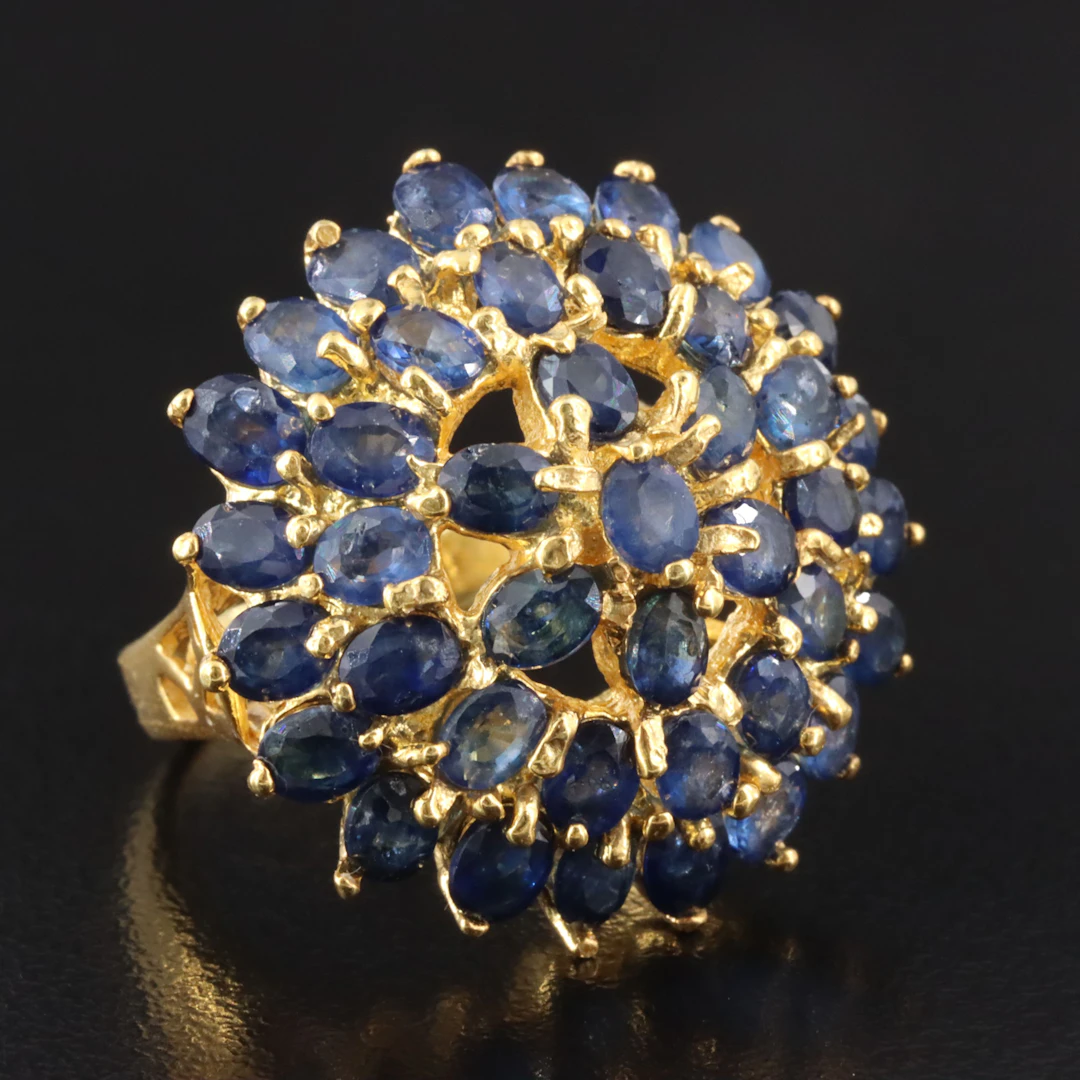 Sterling Sapphire Ring