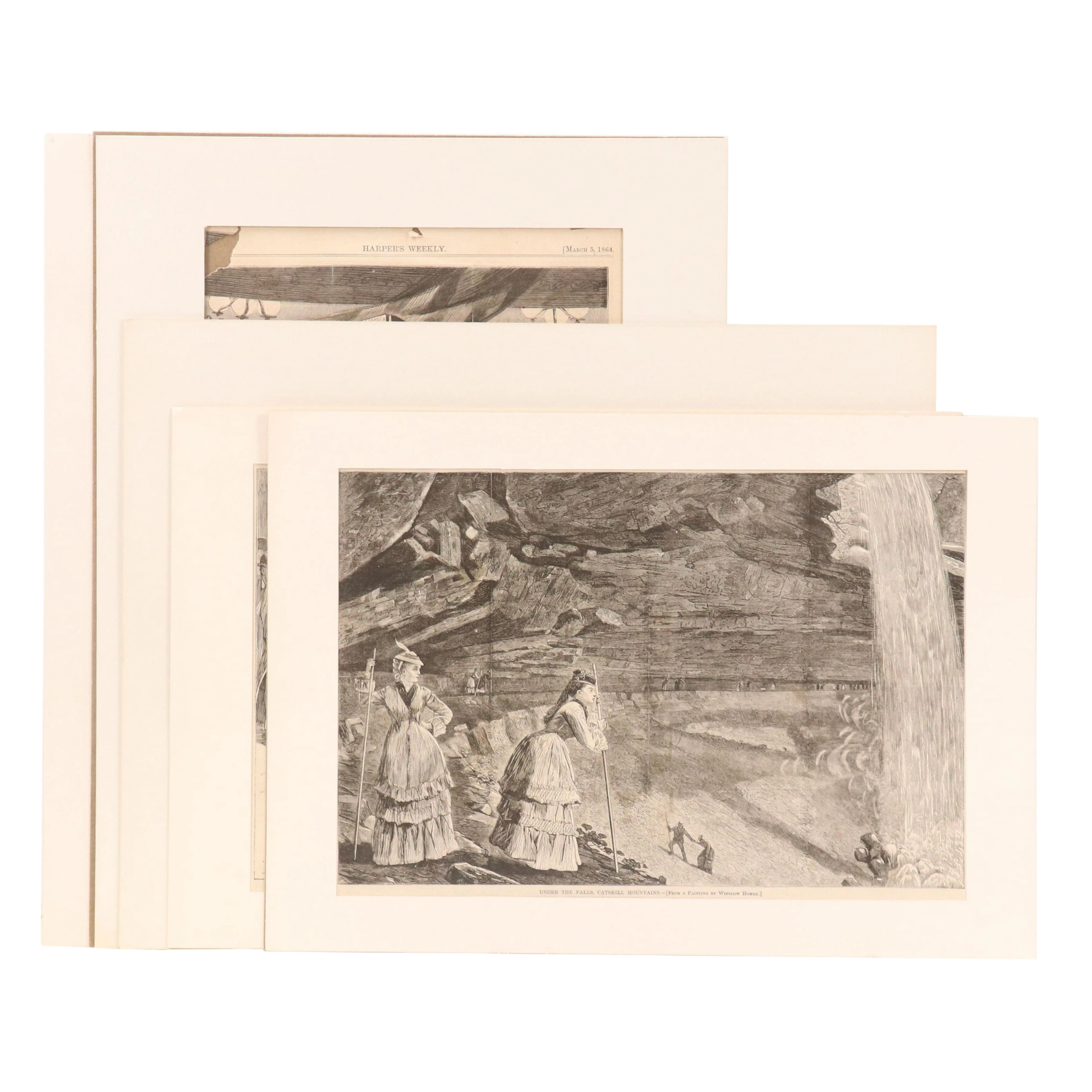 Harper's Weekly Wood Engravings After Winslow Homer, 1858-1872
