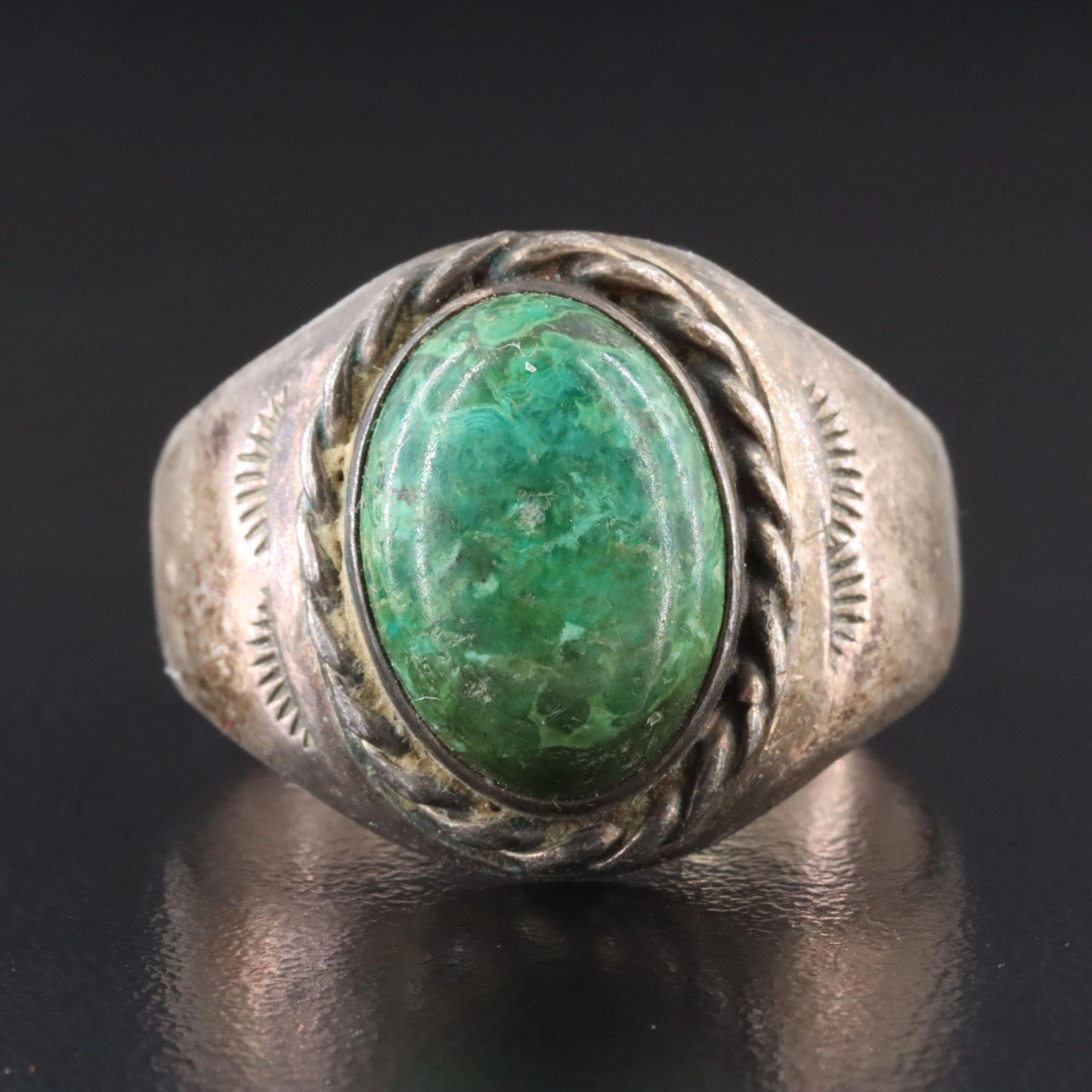 Sterling Chrysocolla Ring
