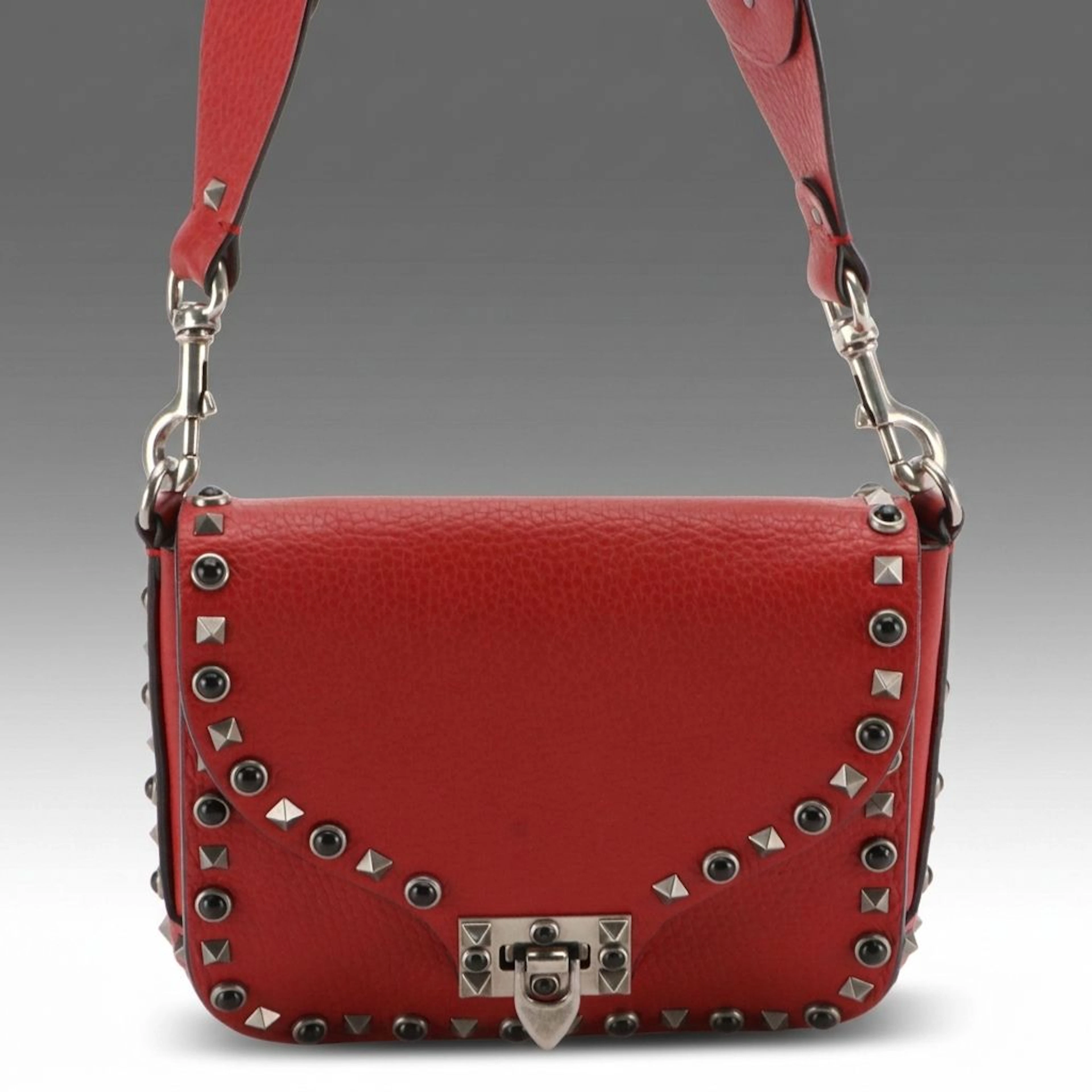 Valentino Garavani Rockstud Front-Flap Shoulder Bag
