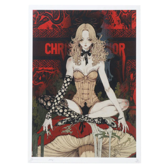 Death NYC Pop Art Graphic Print Homage to Takato Yamamoto x Christian