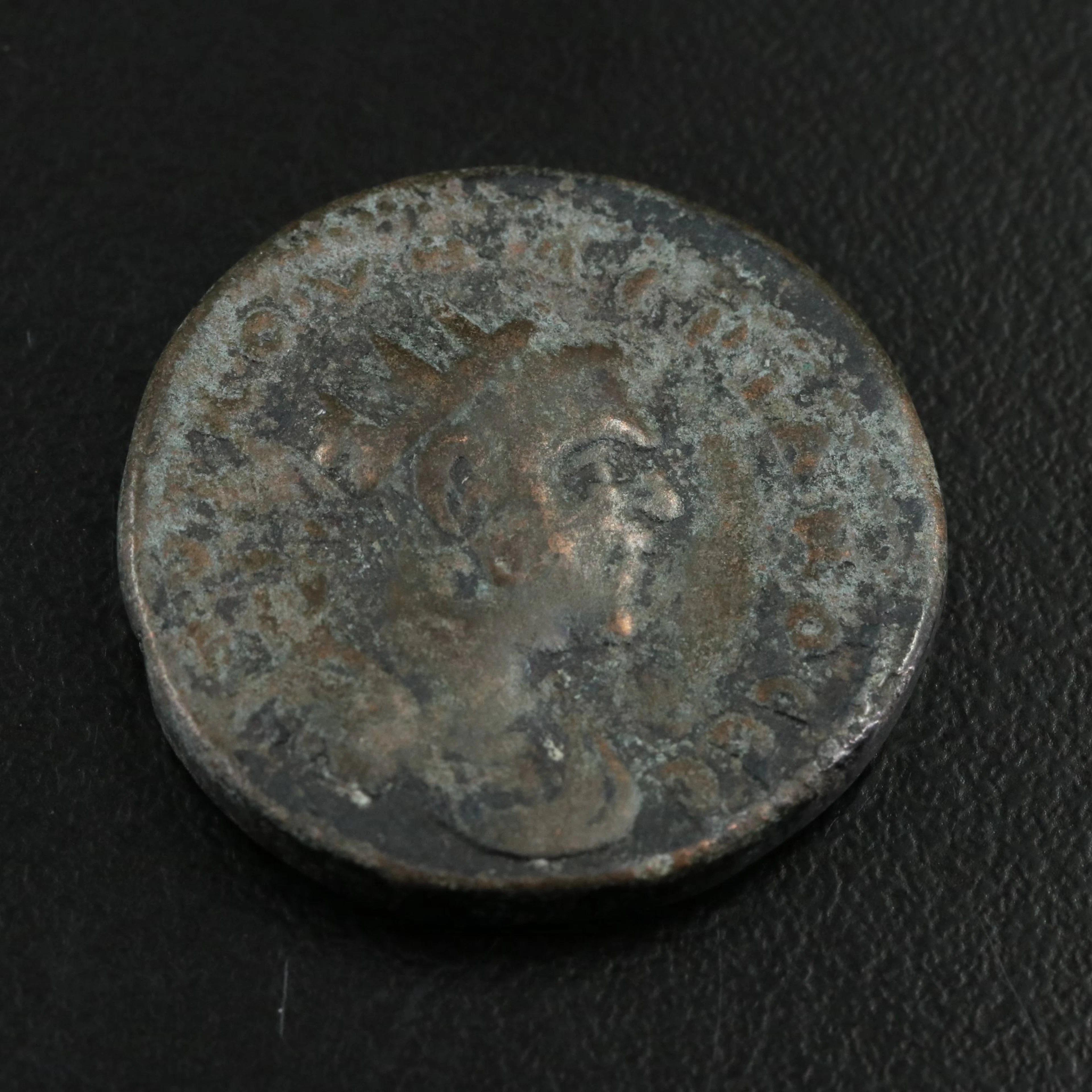 Ancient Roman Provincial Æ Triassarion Coin of Valerian I, ca. 272 A.D.