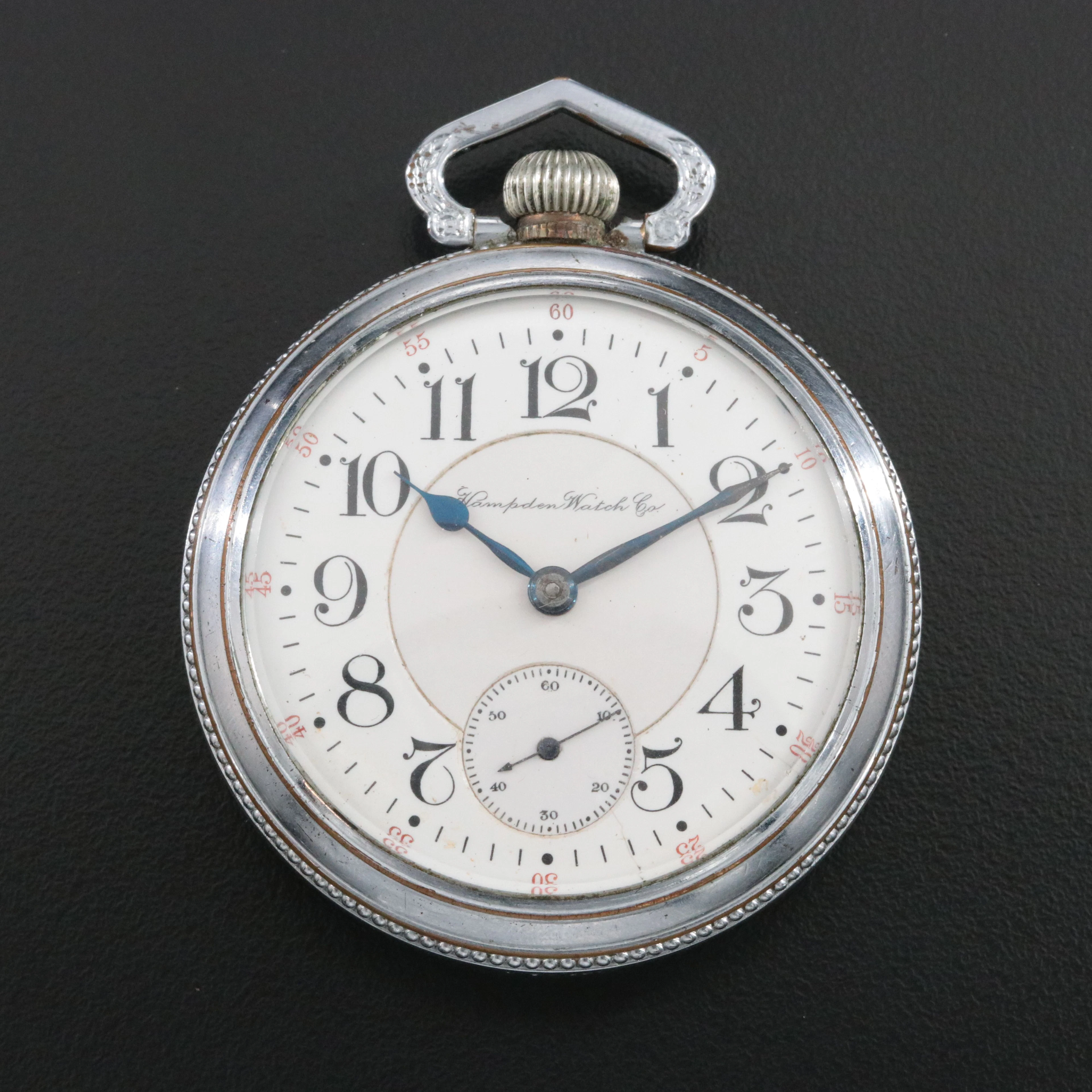 1902 Hampden Watch Co. Railroad Grade Railway Special Pocket Watch