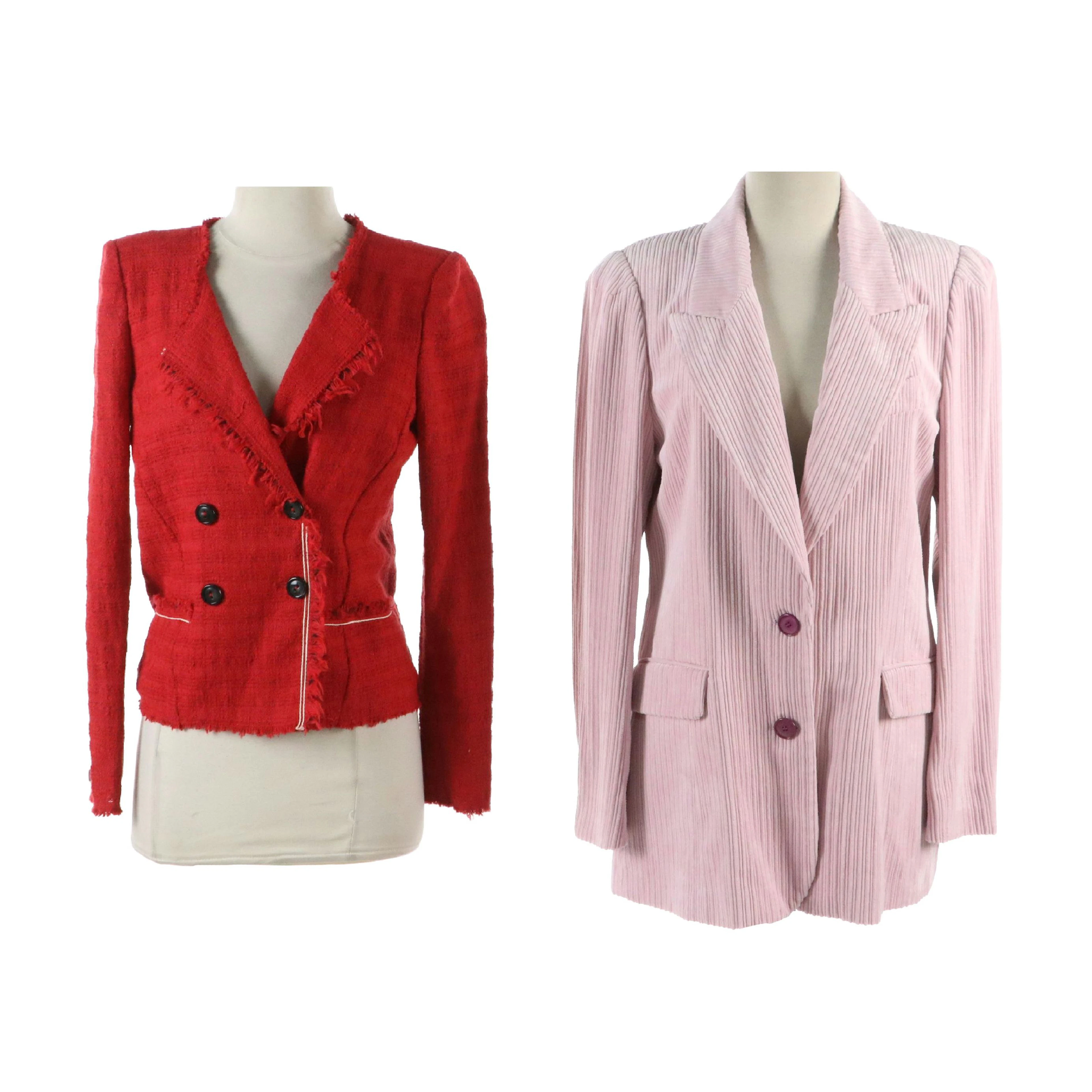 Isabel Marant Pink Malyake Blazer & Isabel Marant Etoile Double-Breasted Jacket